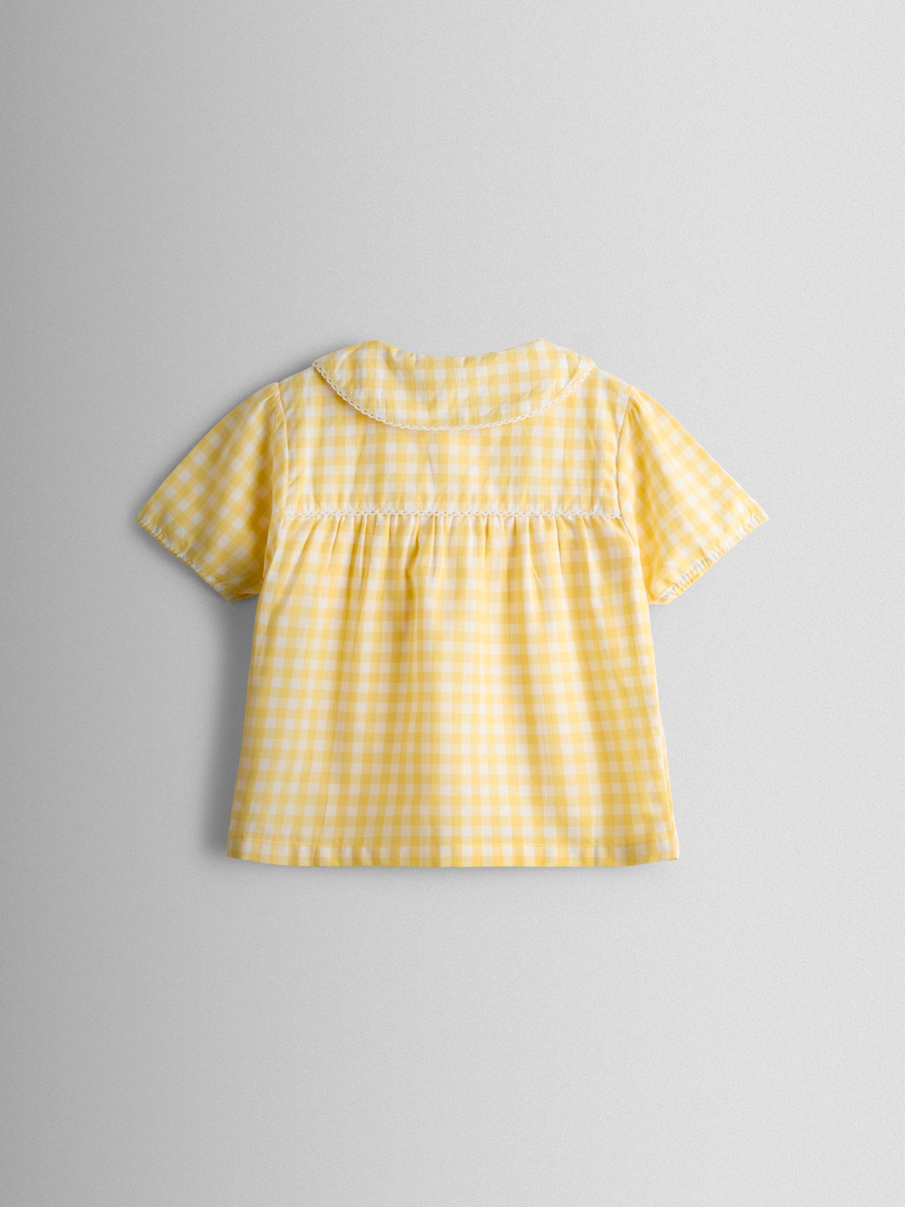 Yellow Short Woven Pyjamas - Image 4 of 7