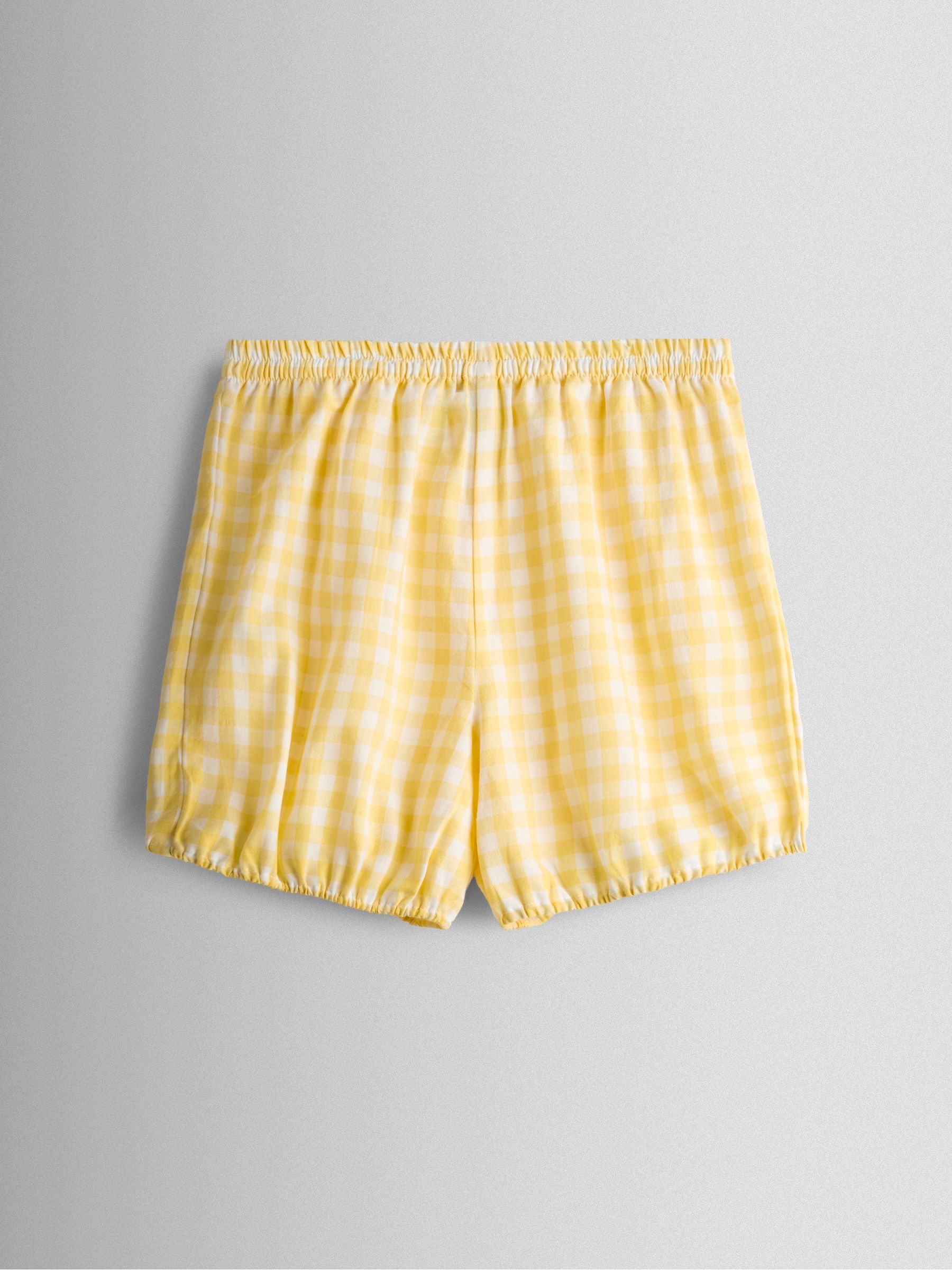 Yellow Short Woven Pyjamas - Image 5 of 7