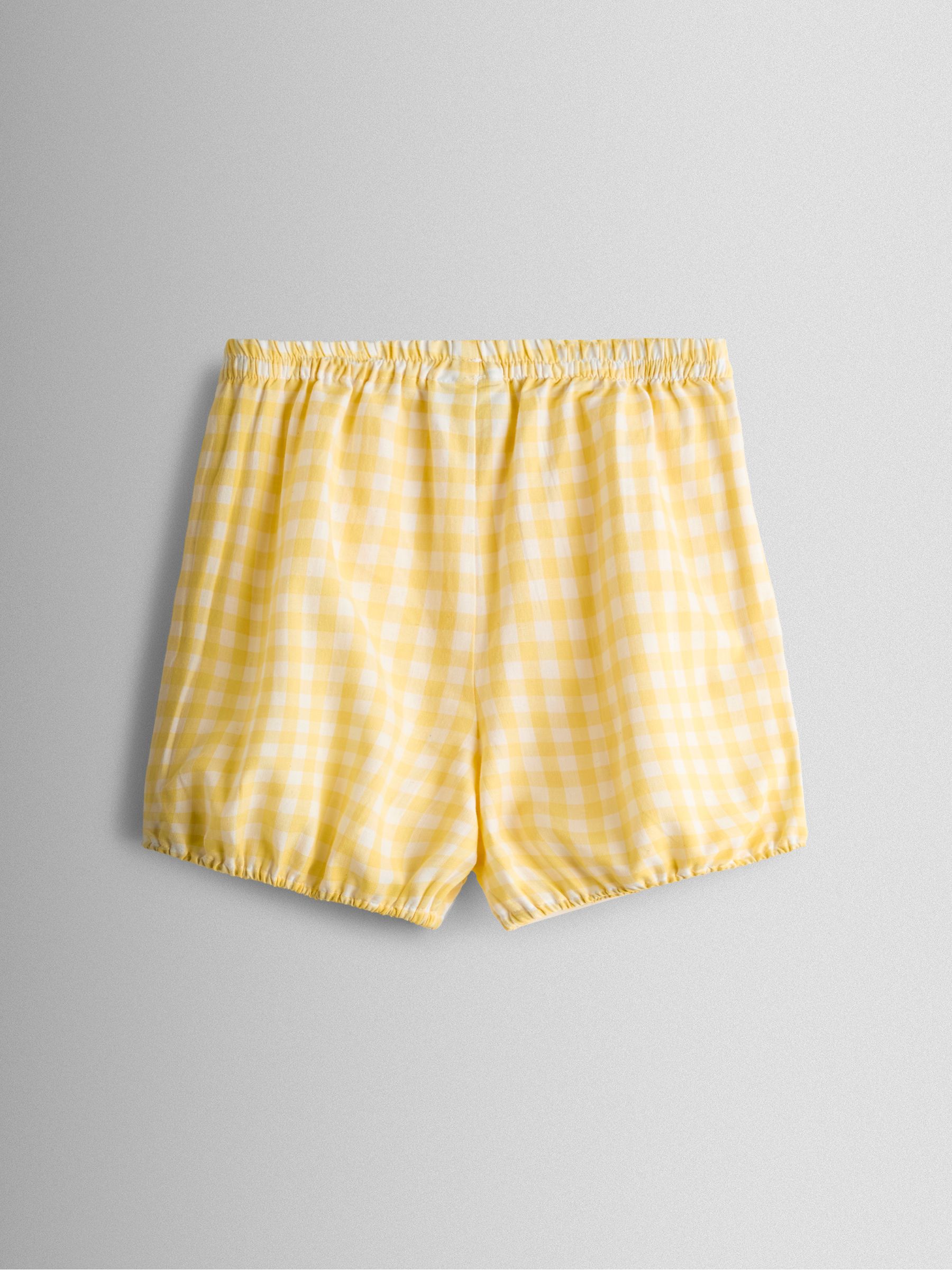 Yellow Short Woven Pyjamas - Image 6 of 7