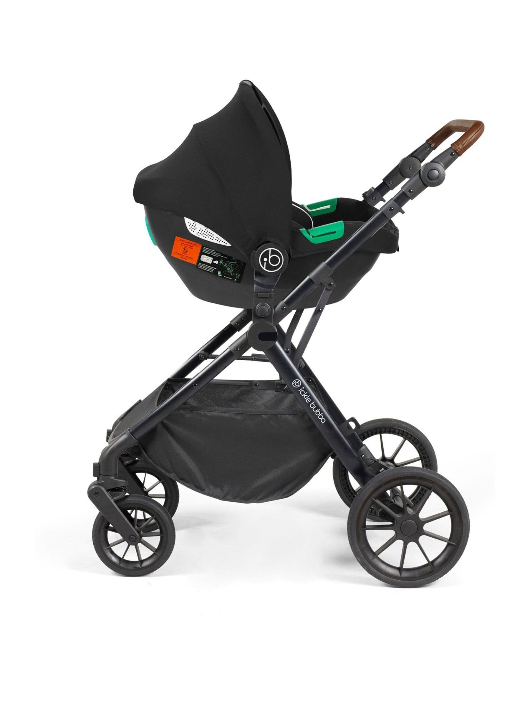 Ickle Bubba 9 Piece Grey Cosmo Travel System with Stratus iSize Car Seat - Image 4 of 5