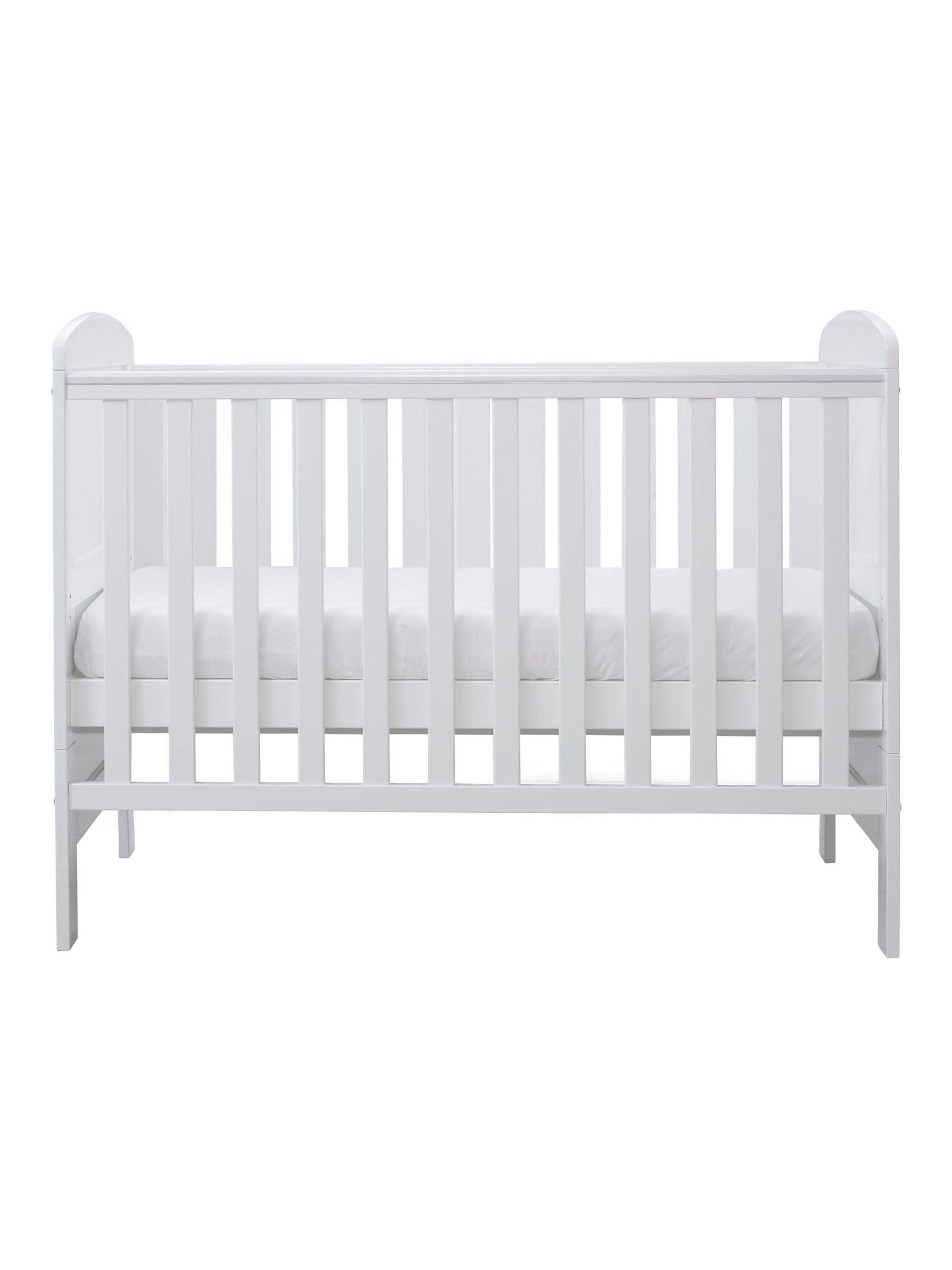 Ickle Bubba White Coleby Mini Cot Bed and Fibre Mattress - Image 6 of 6