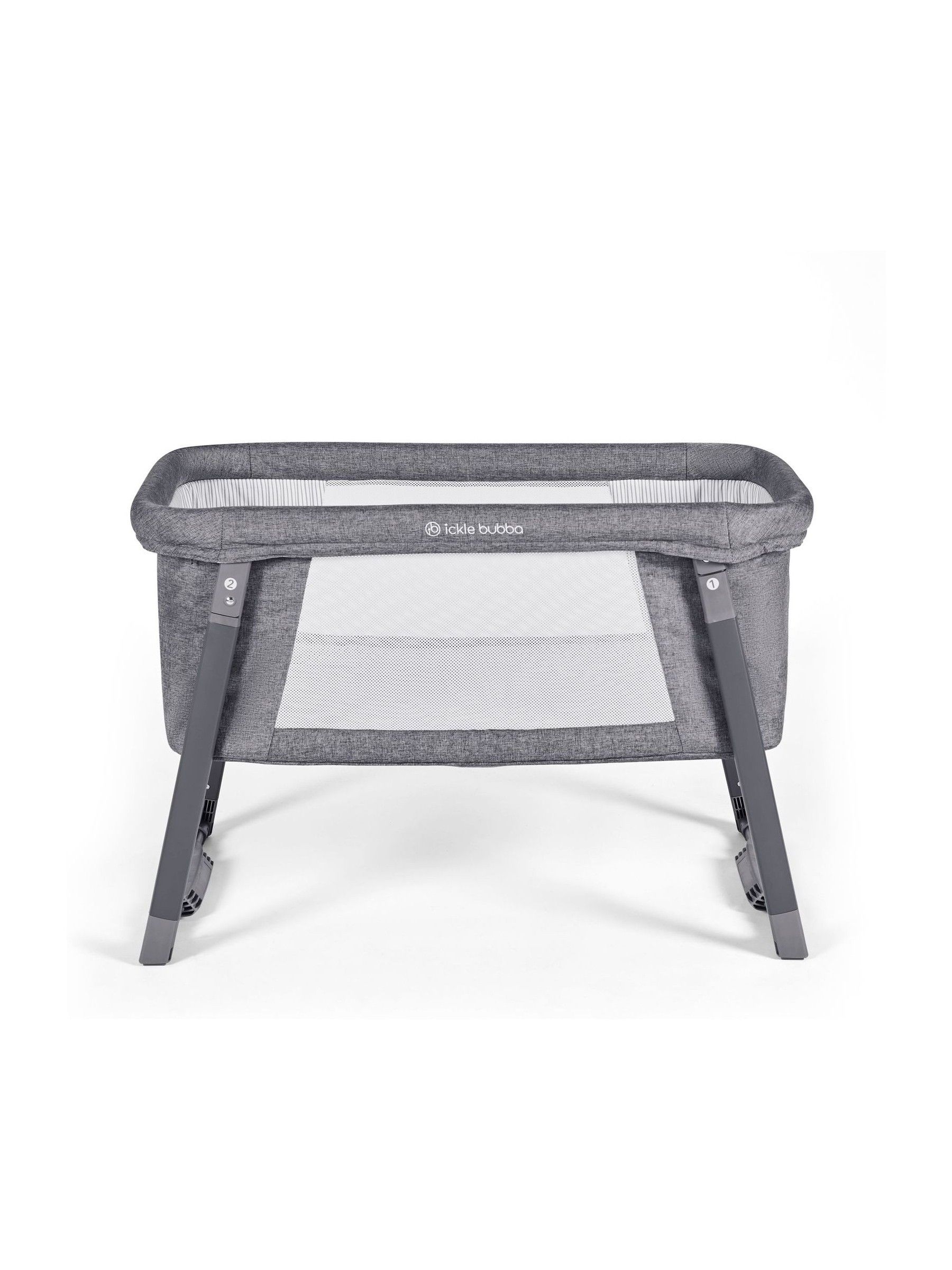 Ickle Bubba Grey Mini Rocker Crib - Image 3 of 6
