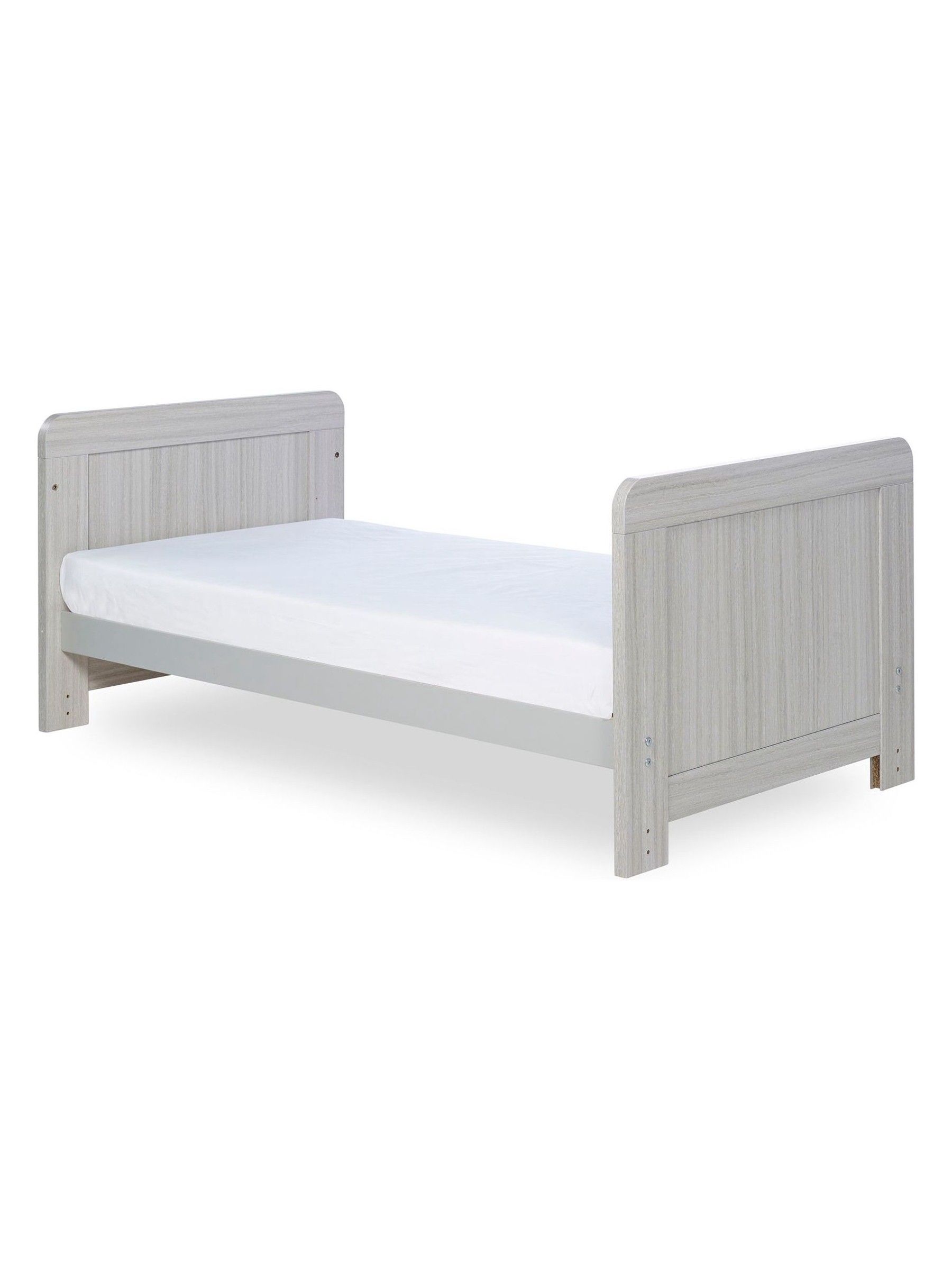 Ickle Bubba Grey Pembrey Cot Bed and Premium Sprung Mattress - Image 4 of 6