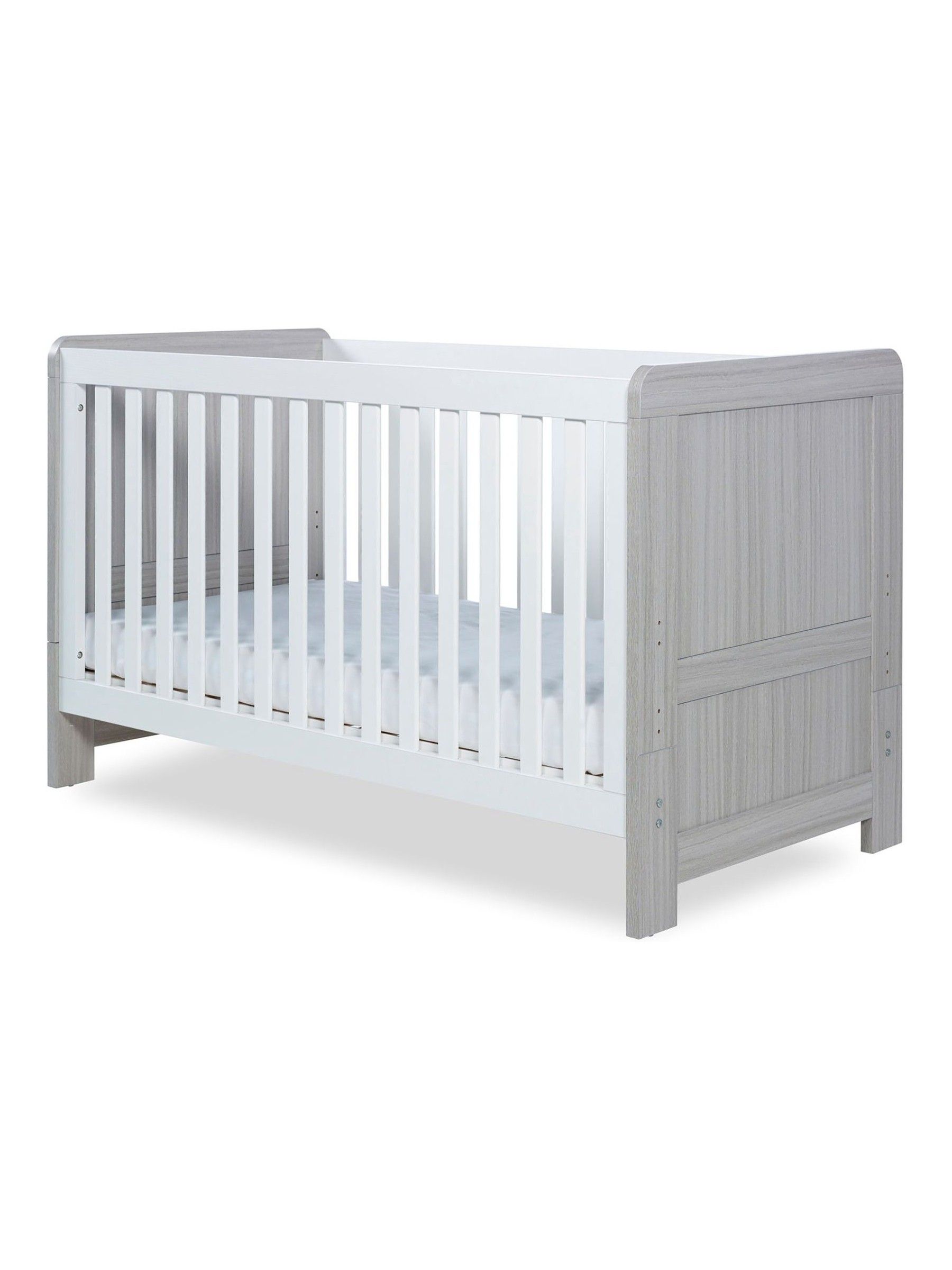 Ickle Bubba White Pembrey Cot Bed And All Seasons Premium Pocket Spr Mattress - Image 2 of 6