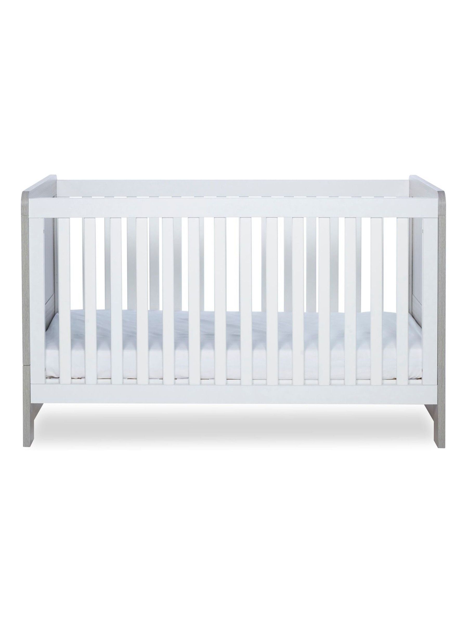 Ickle Bubba White Pembrey Cot Bed And All Seasons Premium Pocket Spr Mattress - Image 6 of 6