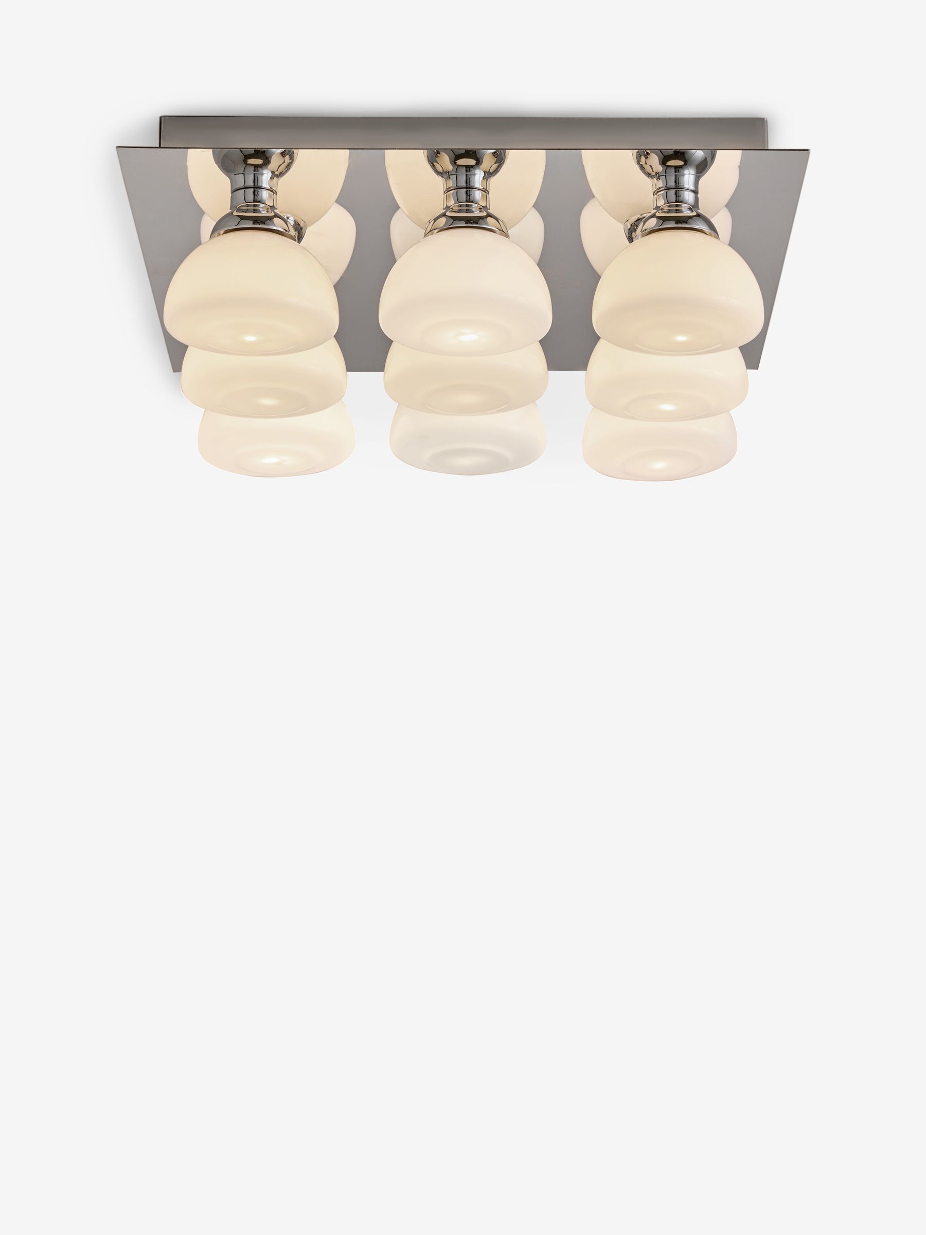 Monroe Flush Fitting Ceiling Light in Chrome - Image 4 of 5