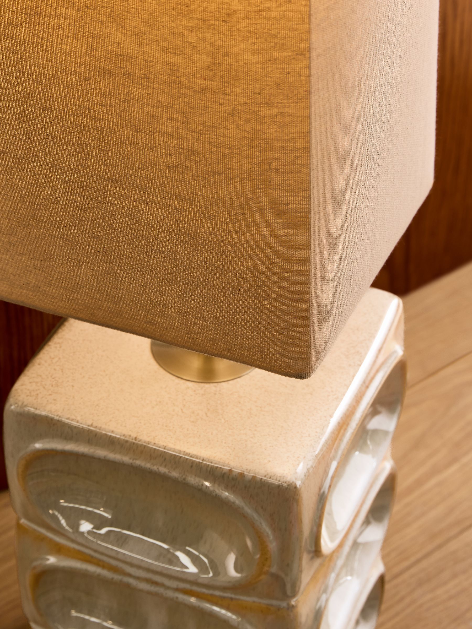 Nell Ceramic Floor Light in Cream - Image 2 of 4