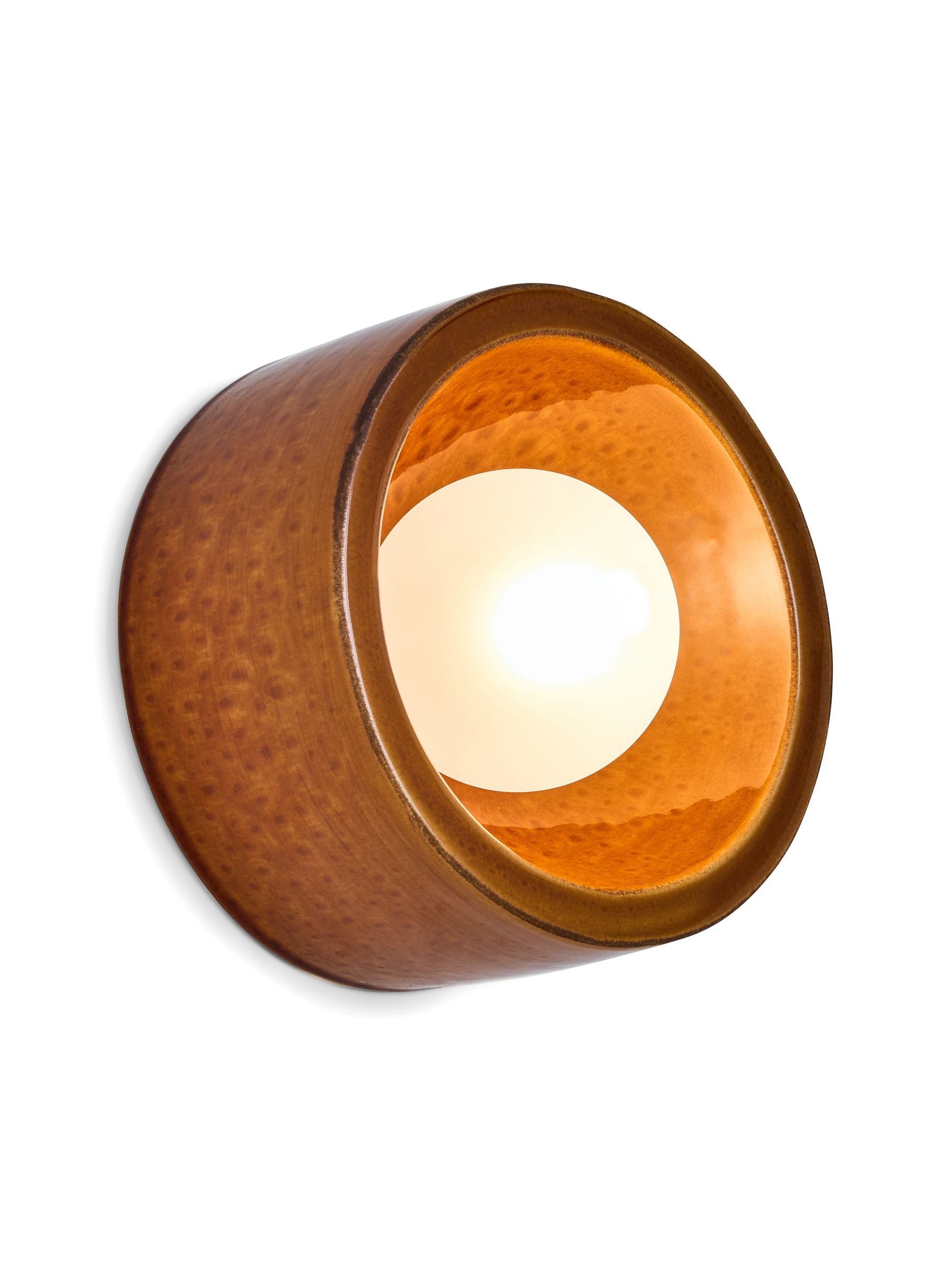 Mavi Ceramic Wall Light in Brown - Image 4 of 5