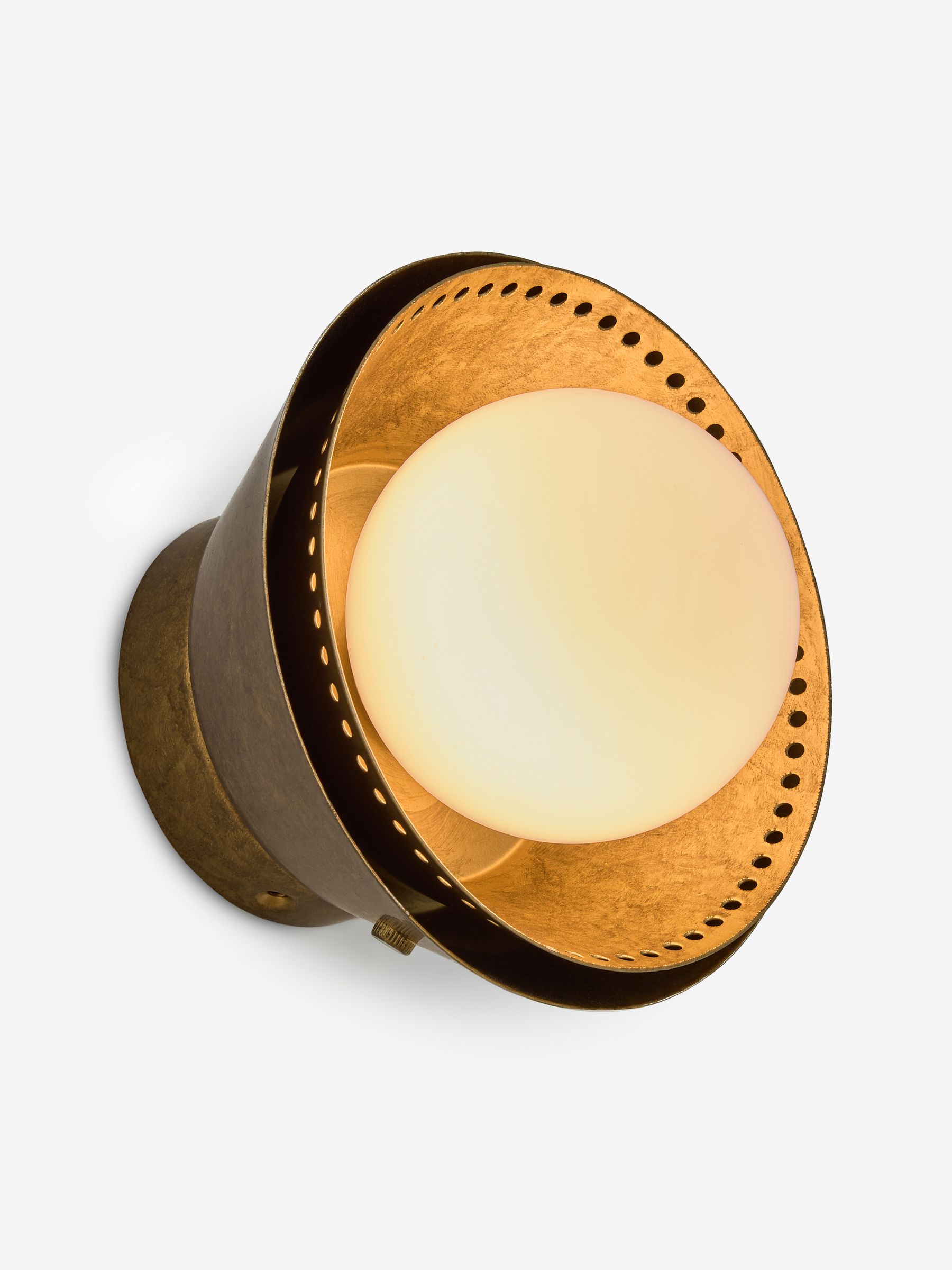 Ralfe Bathroom Wall Light in Brass - Image 1 of 2 Ralfe Bathroom Wall Light in Brass - Image 1 of 2
