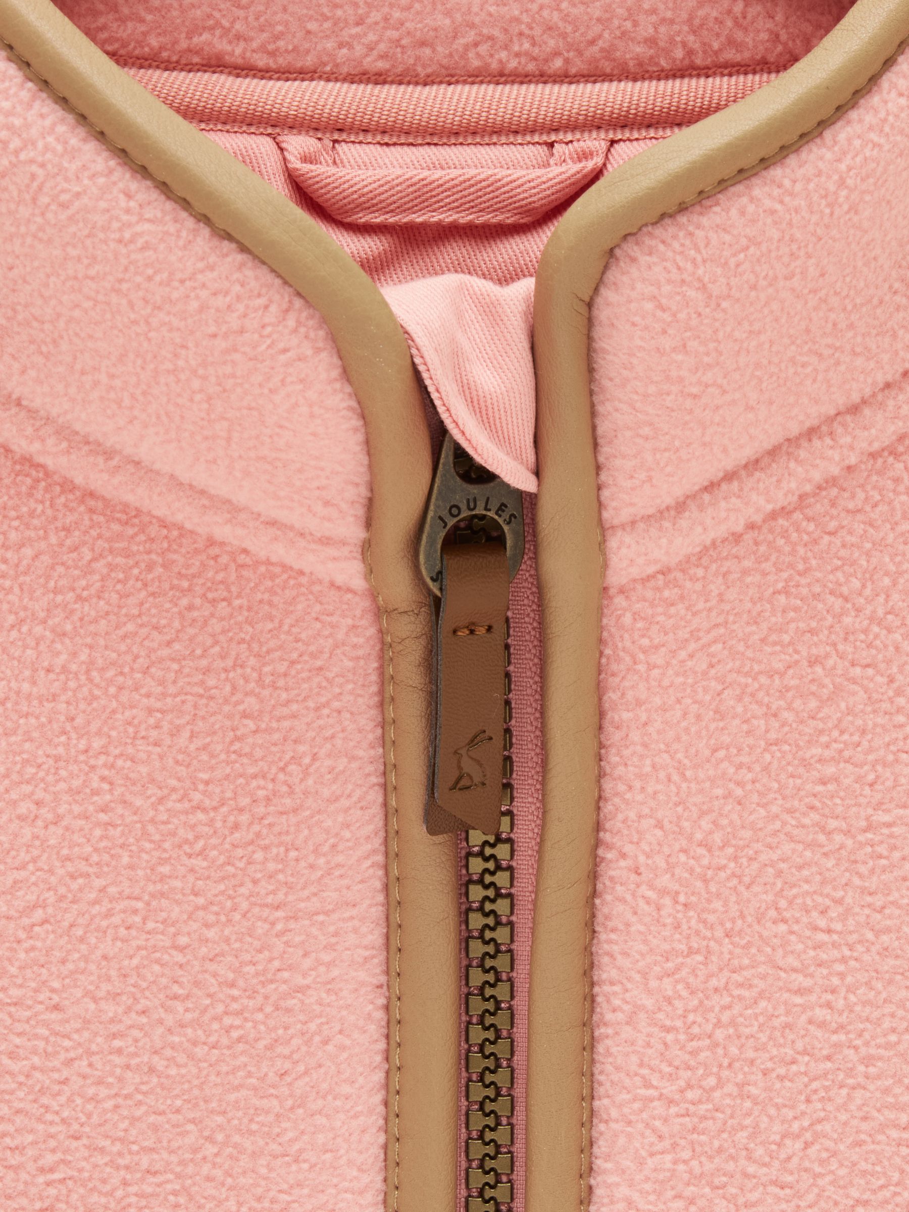 Girls' Heritage Pink Fleece Gilet - Image 3 of 5