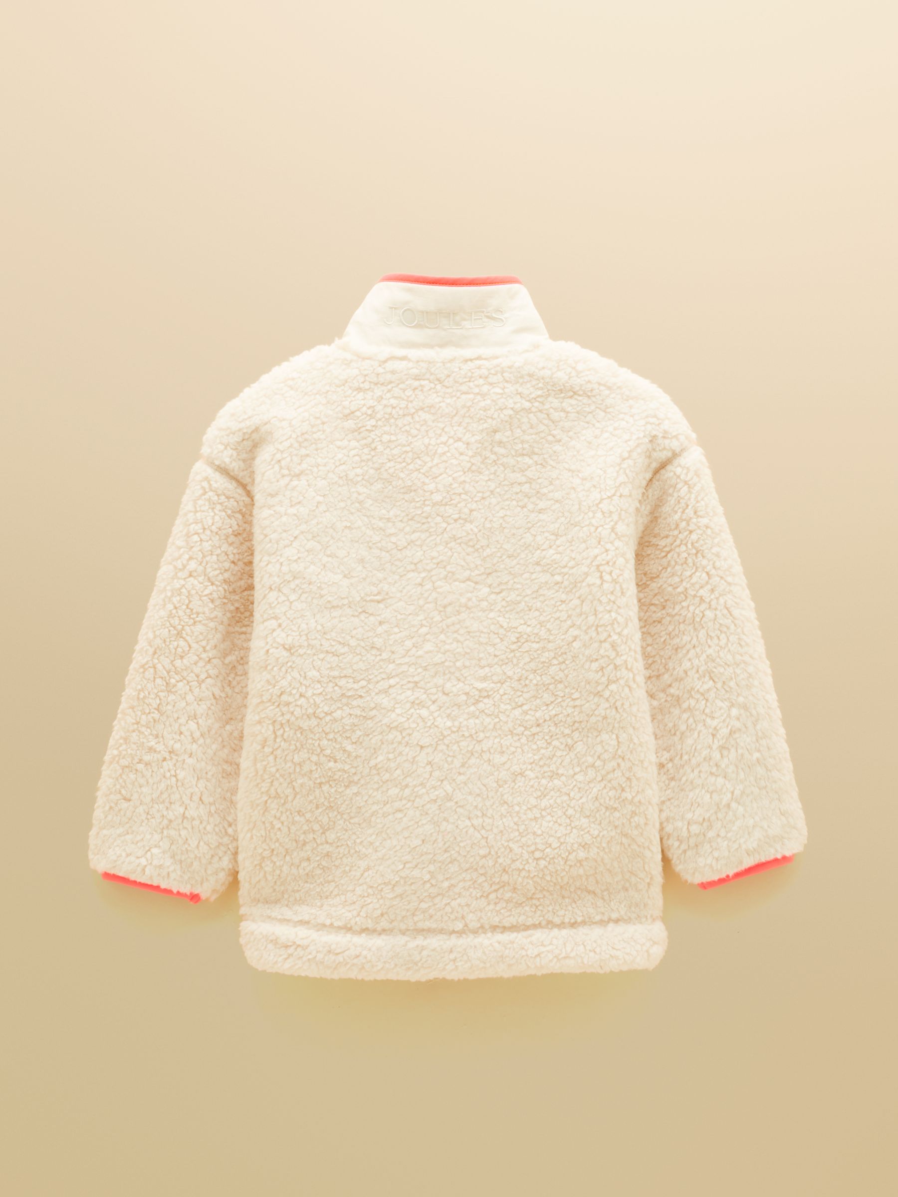 Girls' Tilly Cream Zip Through Fleece - Image 2 of 5