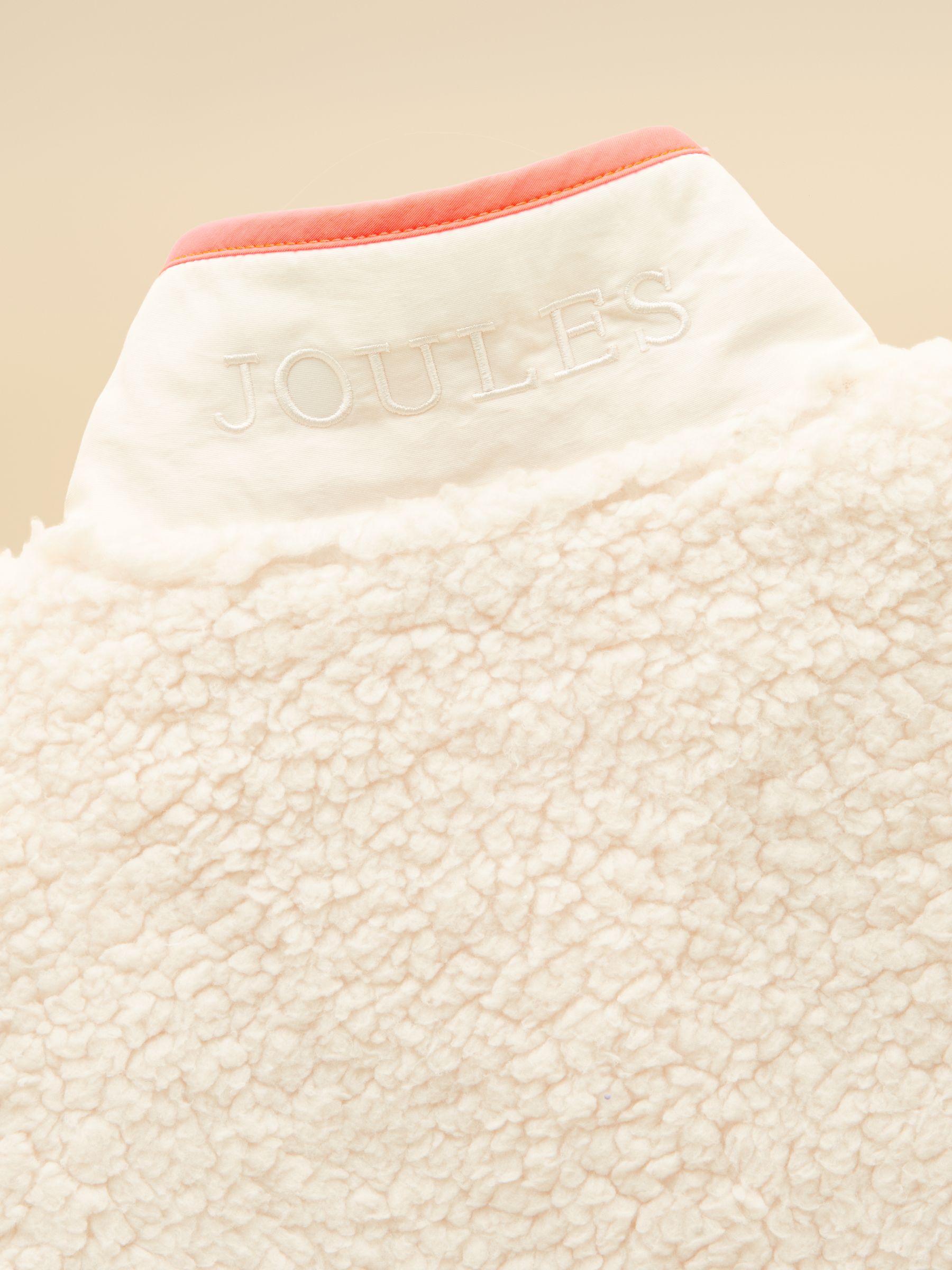 Girls' Tilly Cream Zip Through Fleece - Image 5 of 5