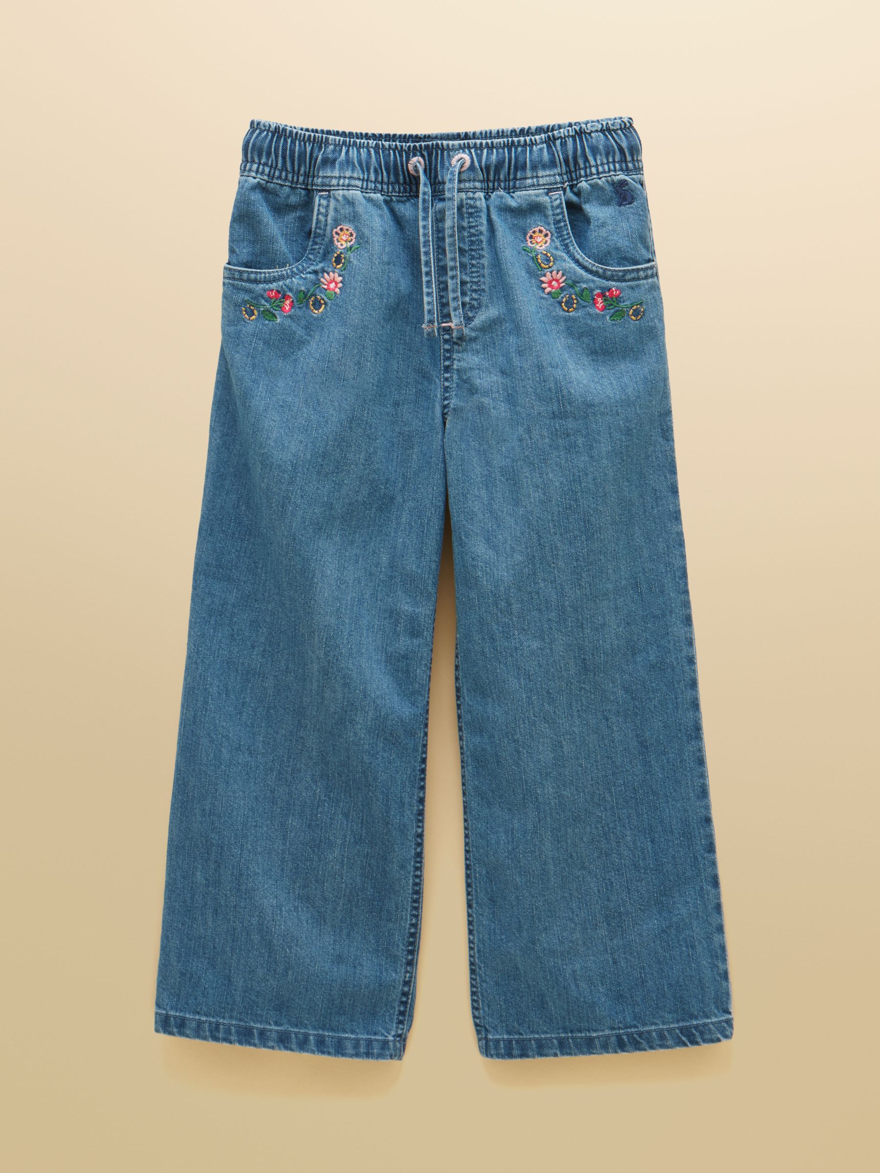 Girls' Josie Blue Denim Pull On Jeans - Image 1 of 5