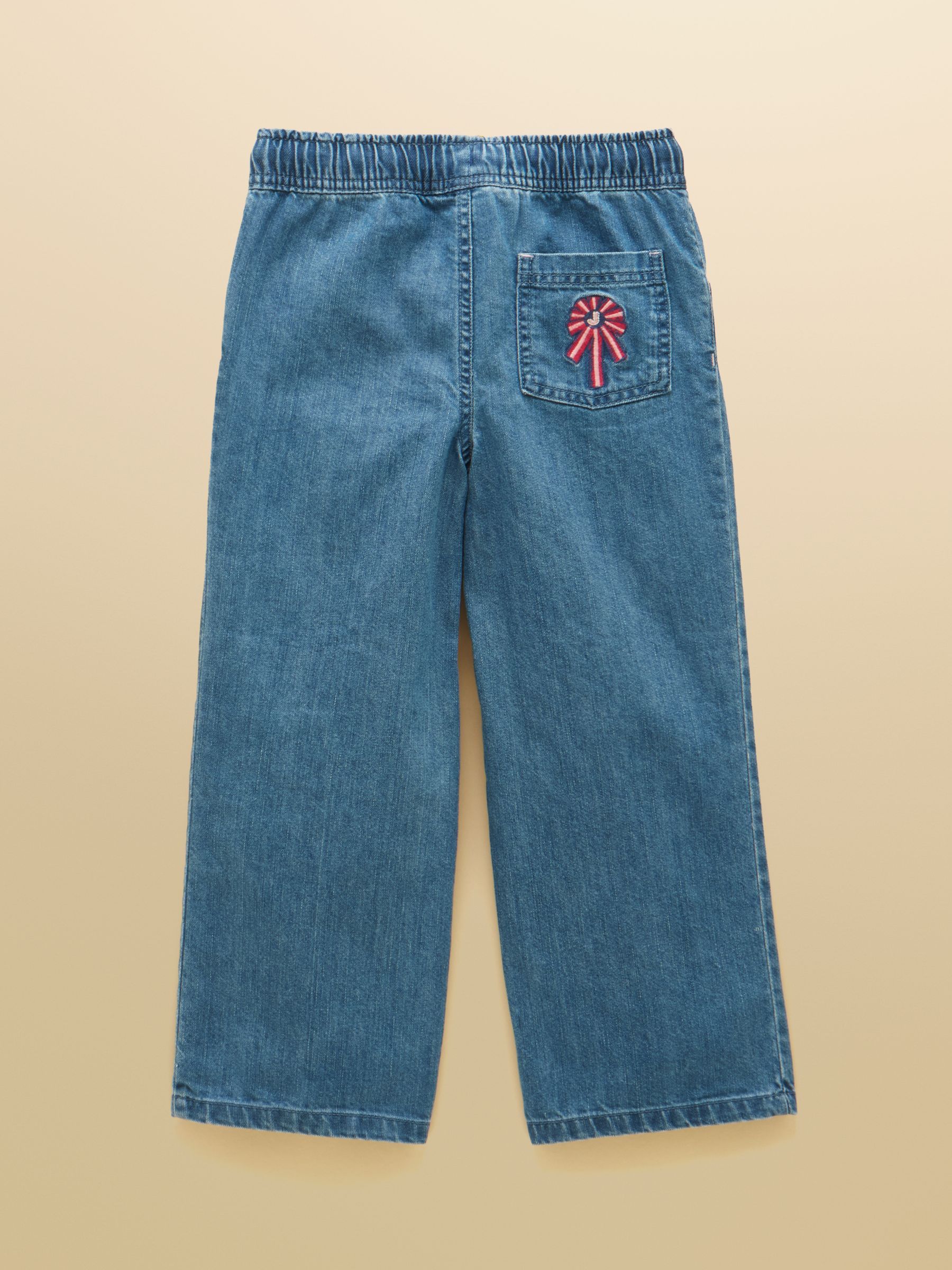 Girls' Josie Blue Denim Pull On Jeans - Image 2 of 5