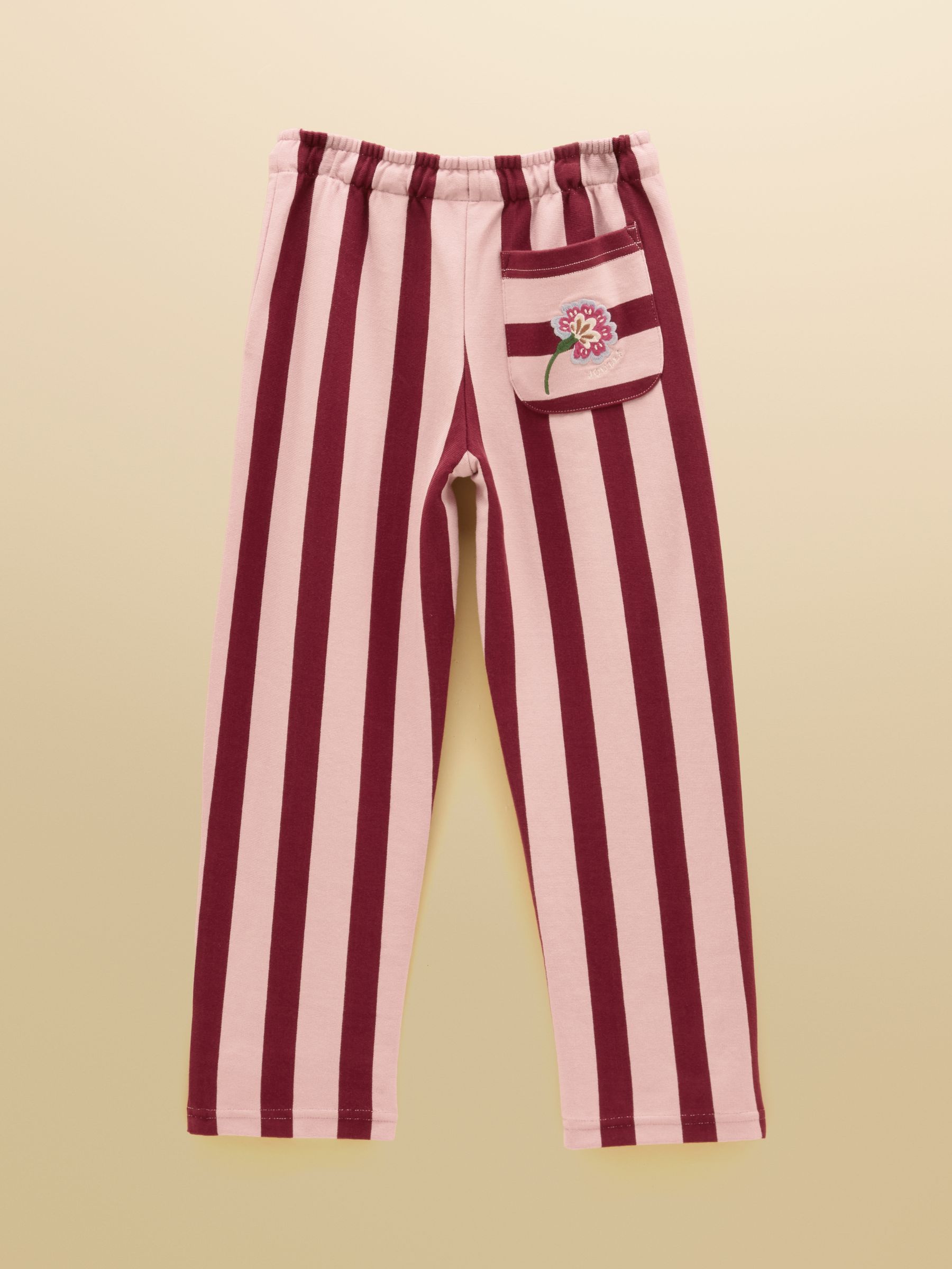 Girls' Pink & Burgundy Pull On Trousers - Image 2 of 4