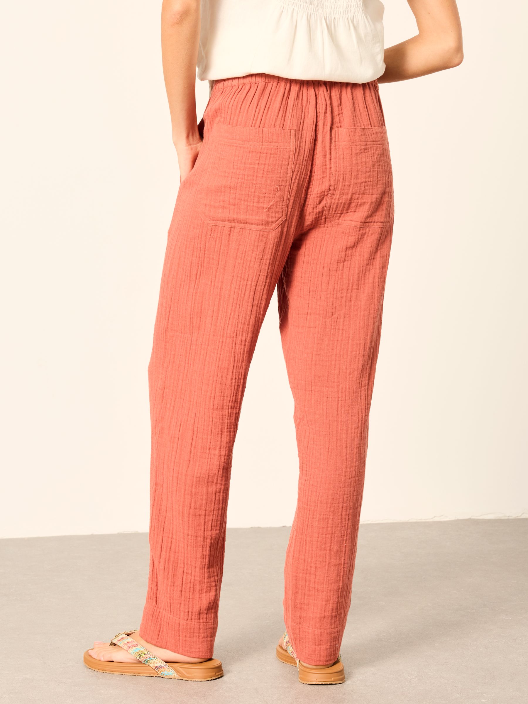 Charlie Rust Brown Tapered Trousers - Image 2 of 6 Charlie Rust Brown Tapered Trousers - Image 2 of 6