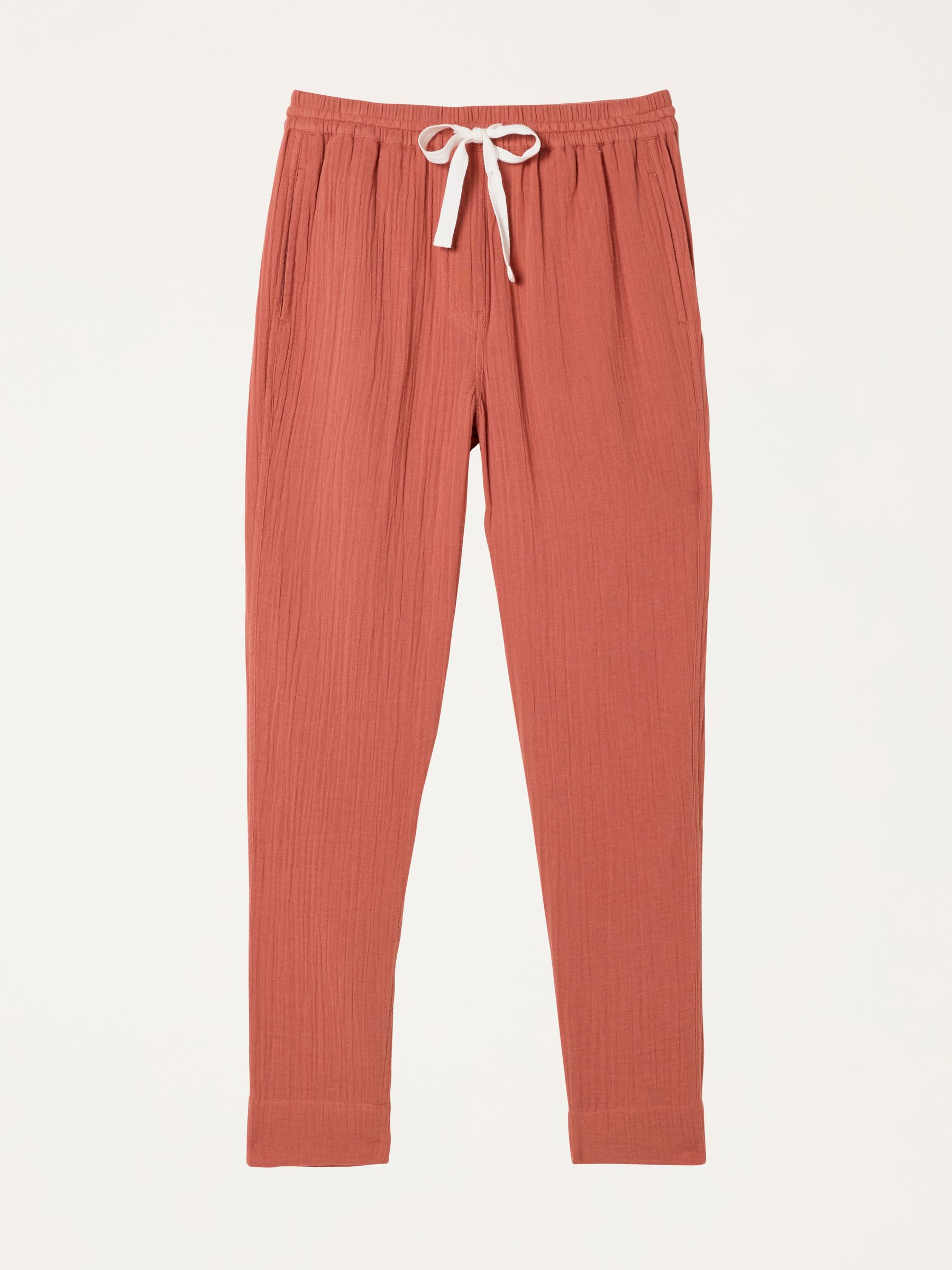Charlie Rust Brown Tapered Trousers - Image 6 of 6 Charlie Rust Brown Tapered Trousers - Image 6 of 6