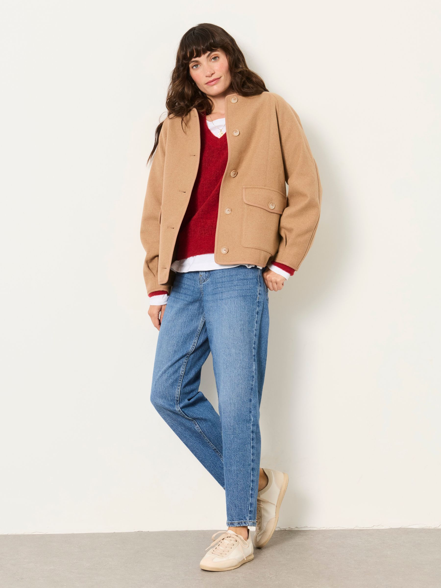 Orla Tan Brown Wool Jacket - Image 4 of 7