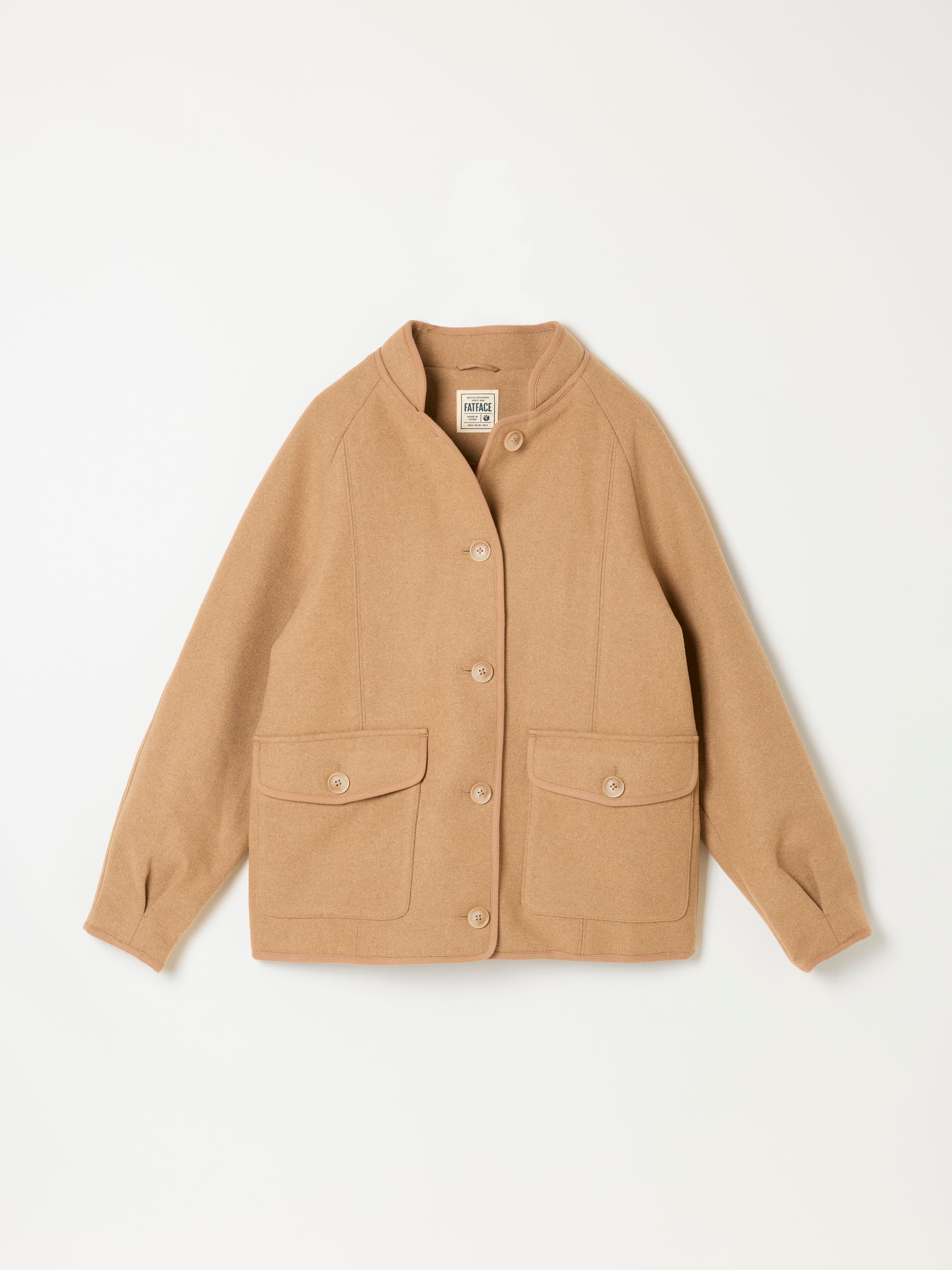 Orla Tan Brown Wool Jacket - Image 7 of 7