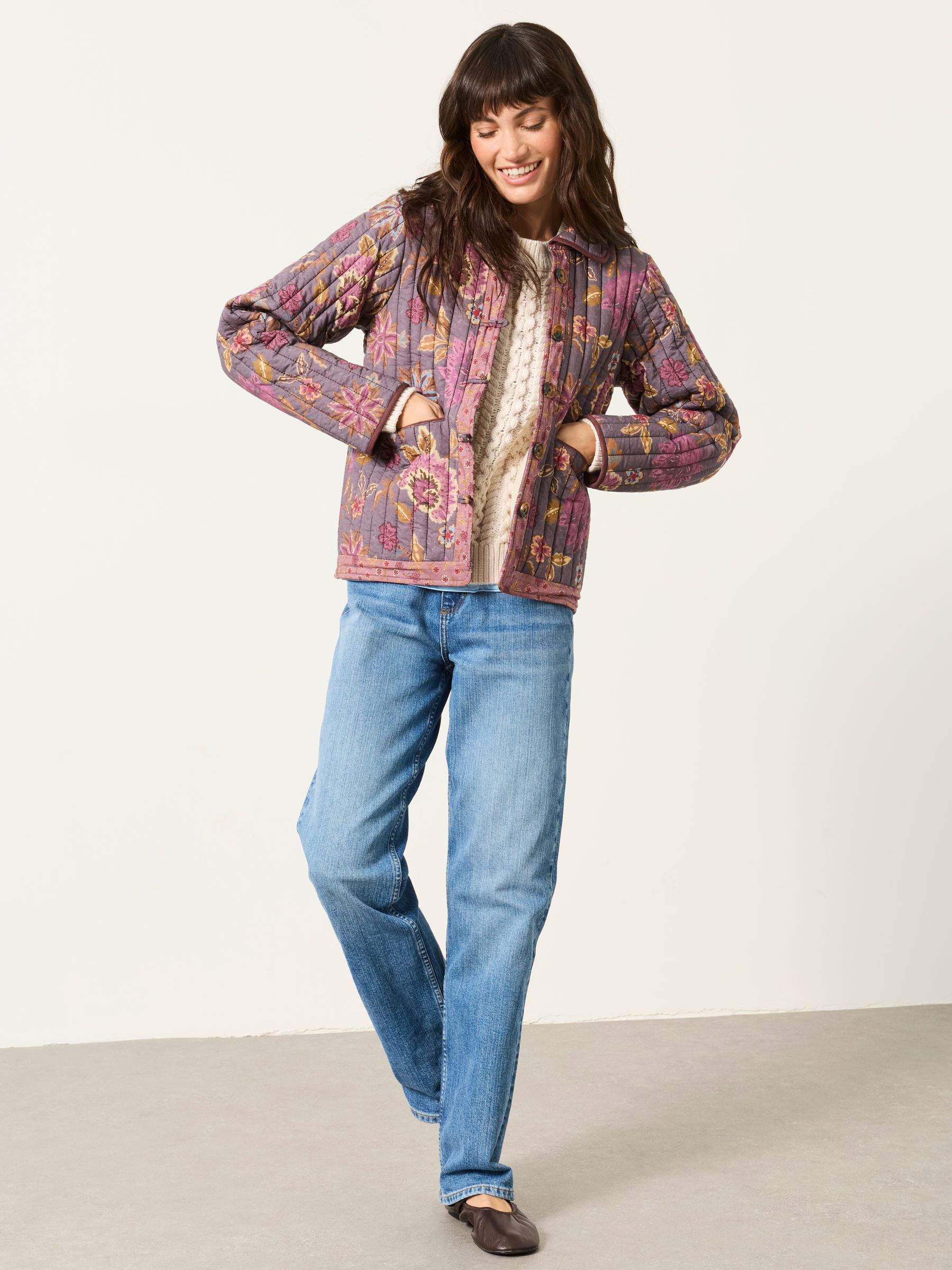 Bryony Pink Quilt Jacket - Image 5 of 7