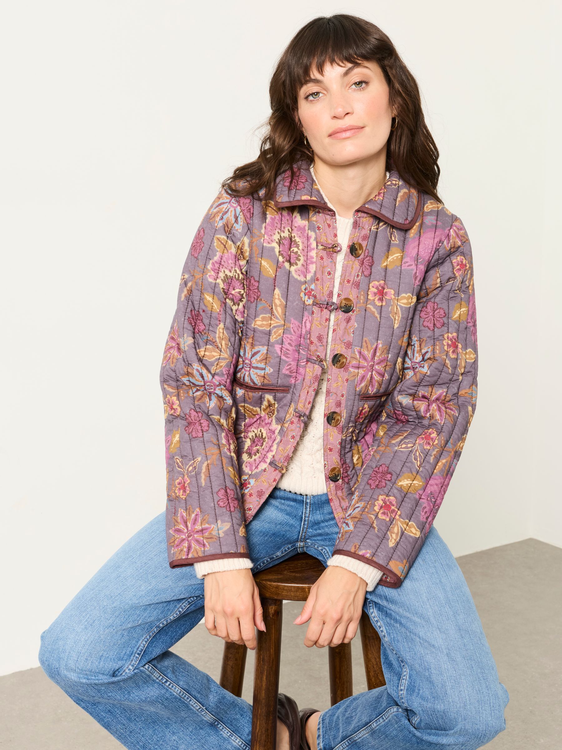 Bryony Pink Quilt Jacket - Image 6 of 7