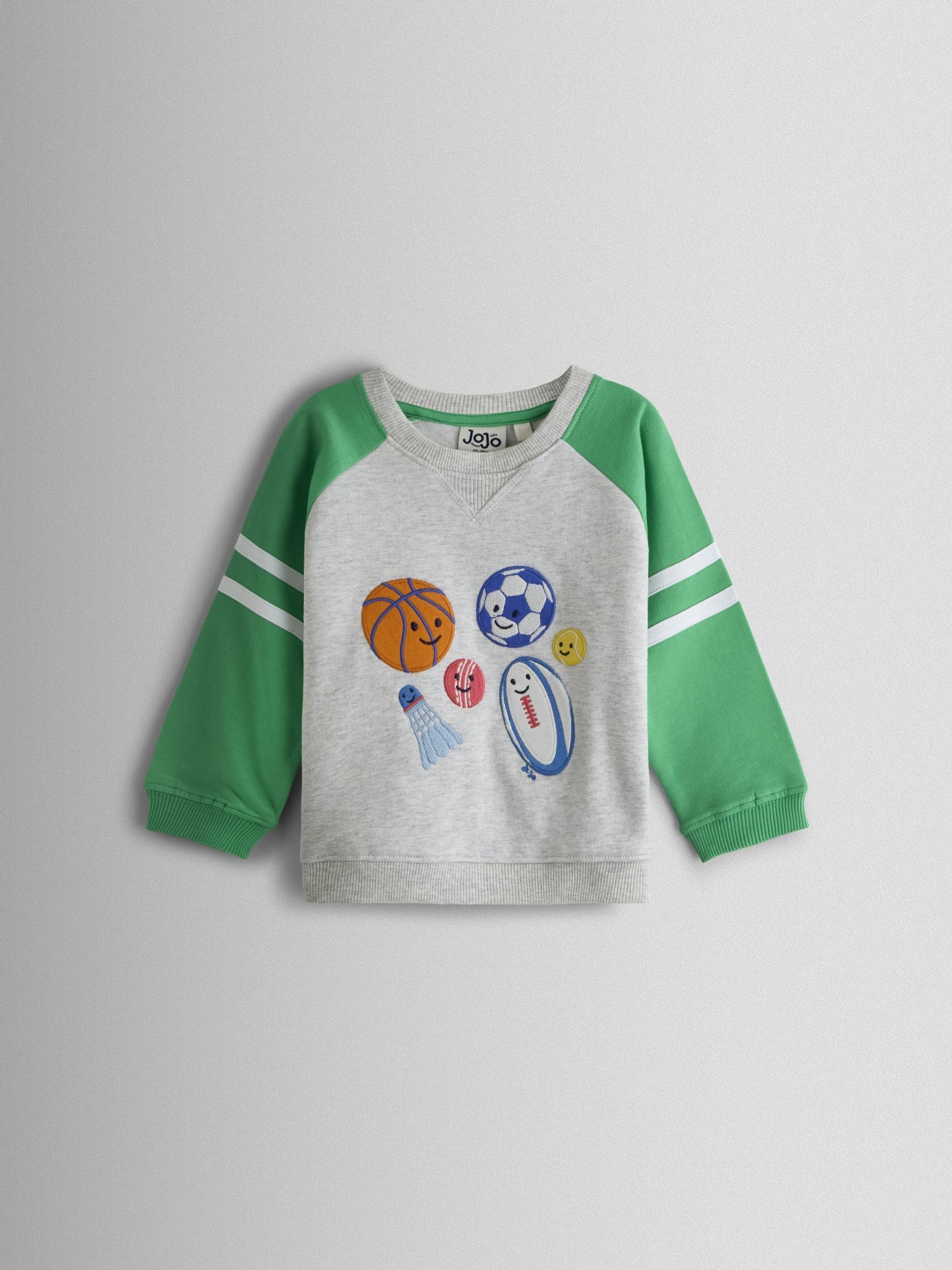 Grey Sweat Top and Shorts Set - Image 2 of 7