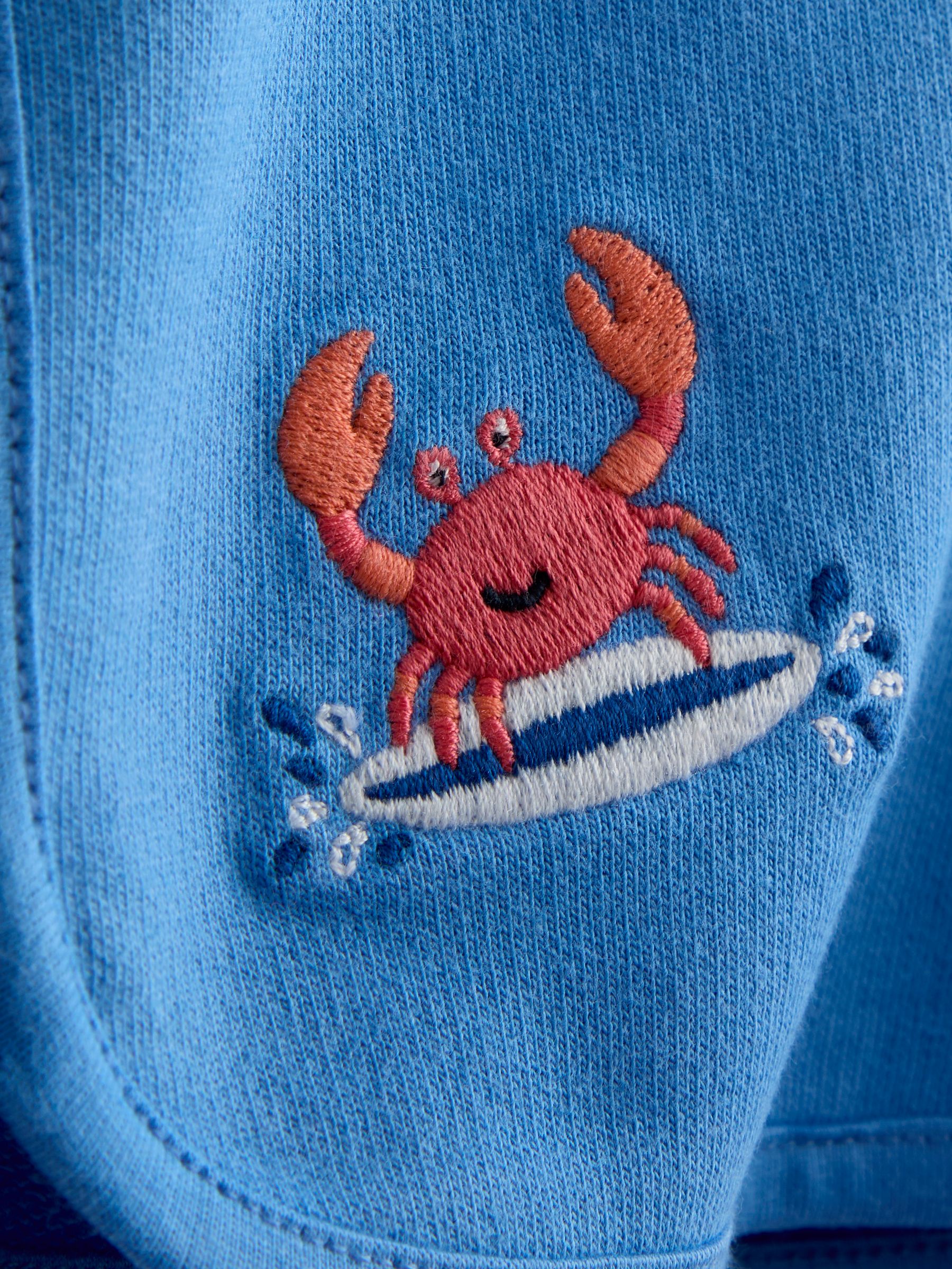 Yellow Crab 2-Piece Sweatshirt & Shorts Set - Image 7 of 7