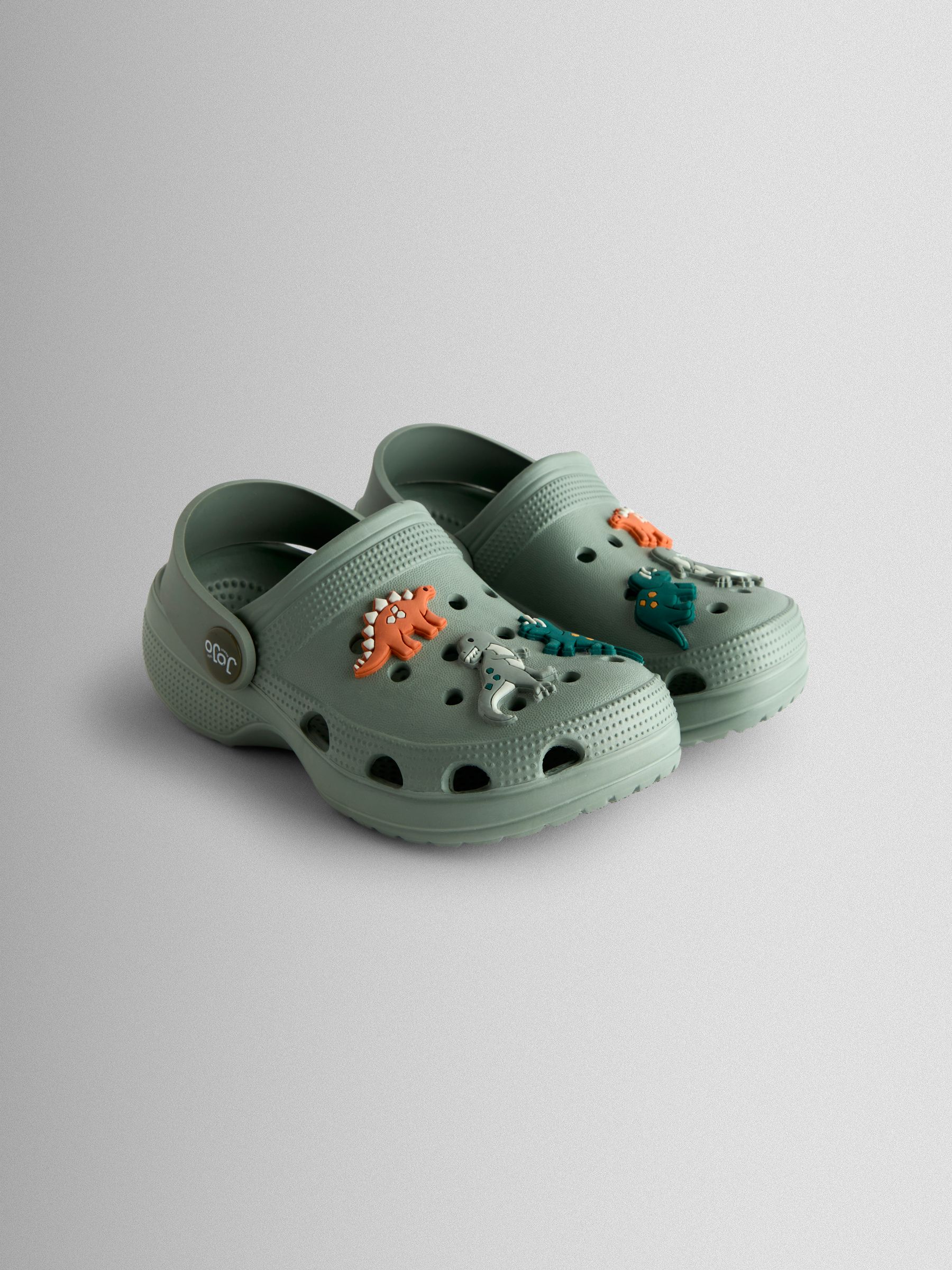 Khaki Dino Clogs - Image 1 of 5