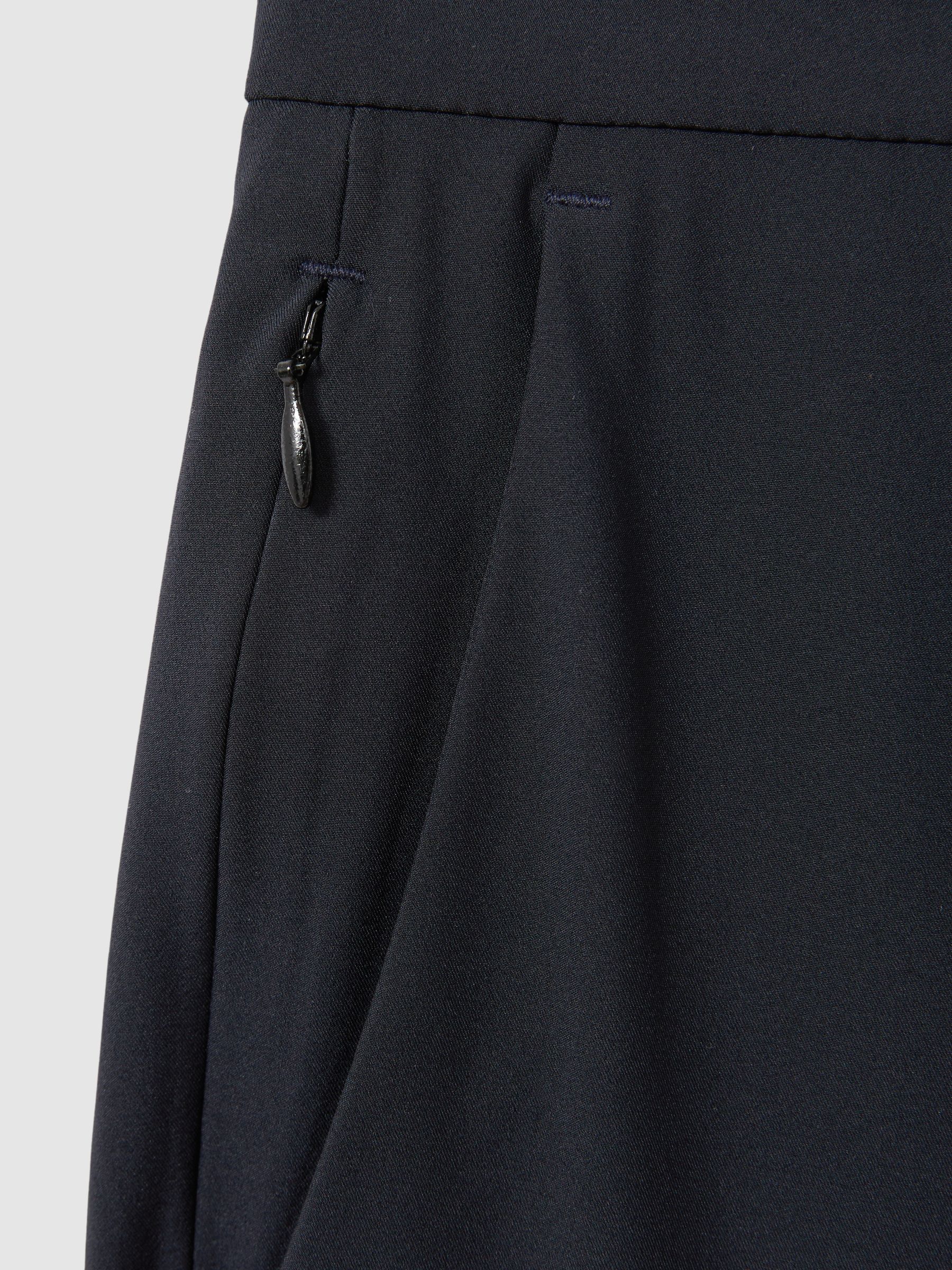 Technical Stretch Relaxed Trousers in Navy - image 3