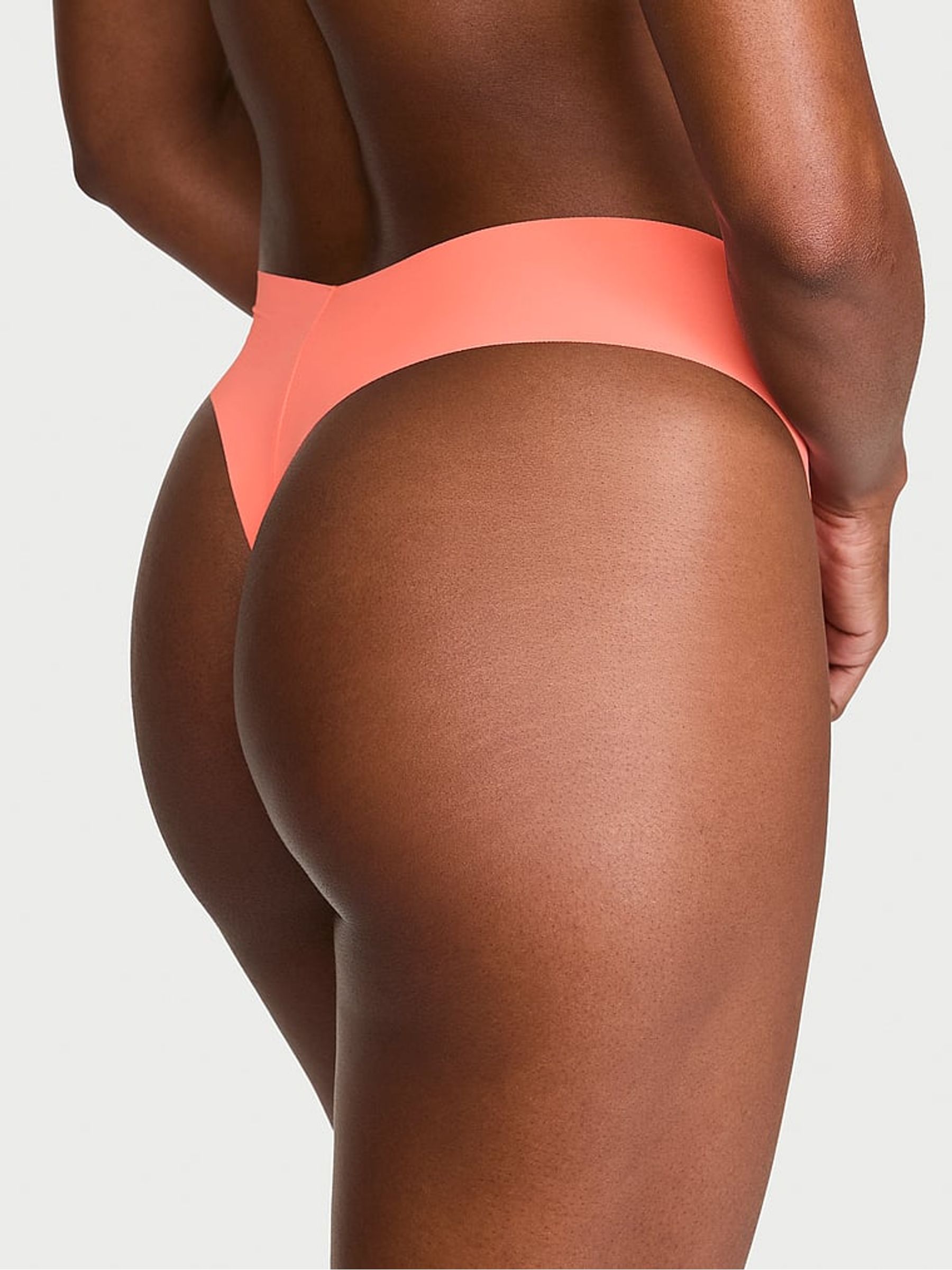 Coral Orange Thong Knickers - Image 2 of 2 Coral Orange Thong Knickers - Image 2 of 2