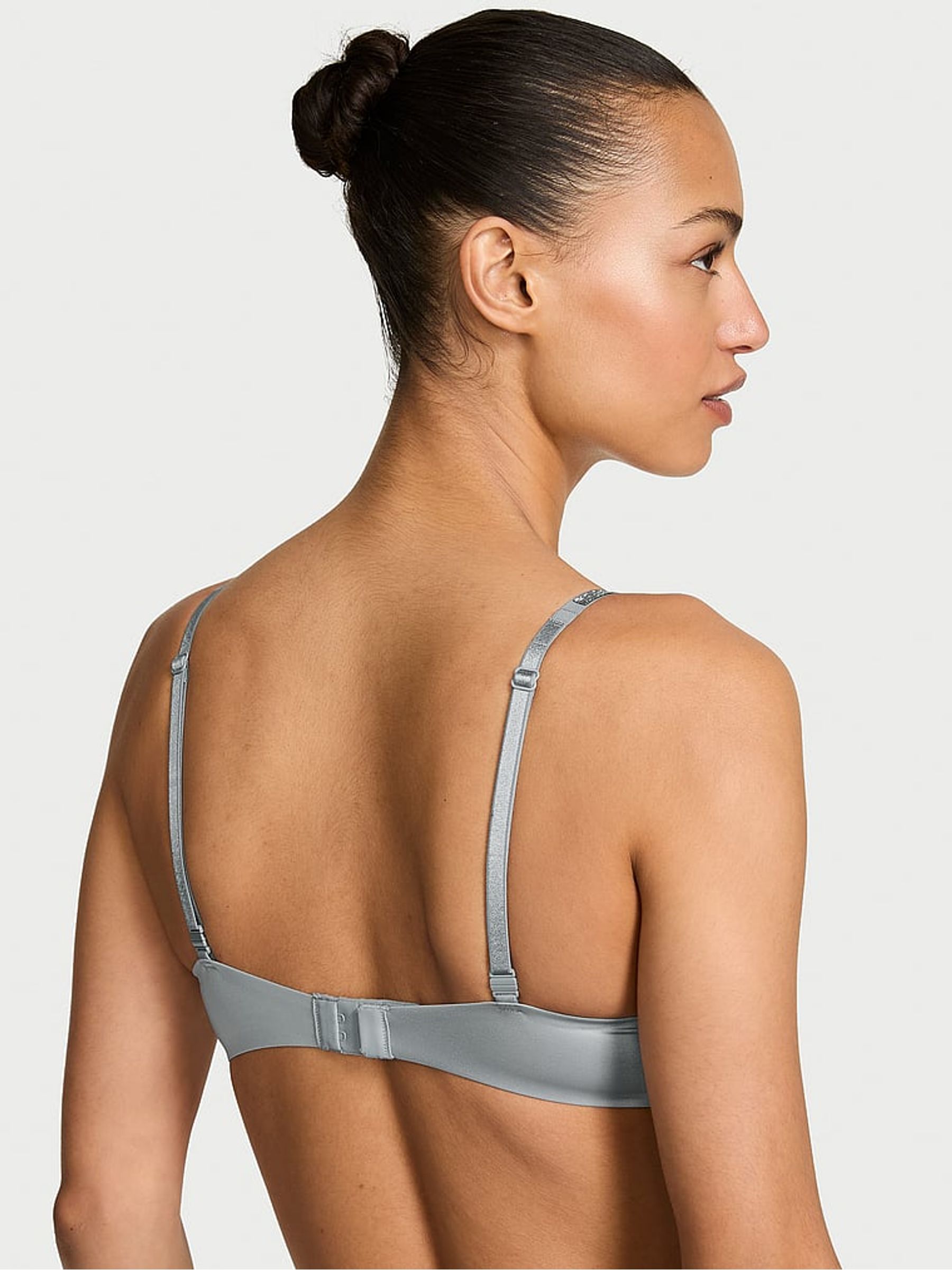 Starstruck Grey Push Up Shine Strap Bra - Image 2 of 2 Starstruck Grey Push Up Shine Strap Bra - Image 2 of 2