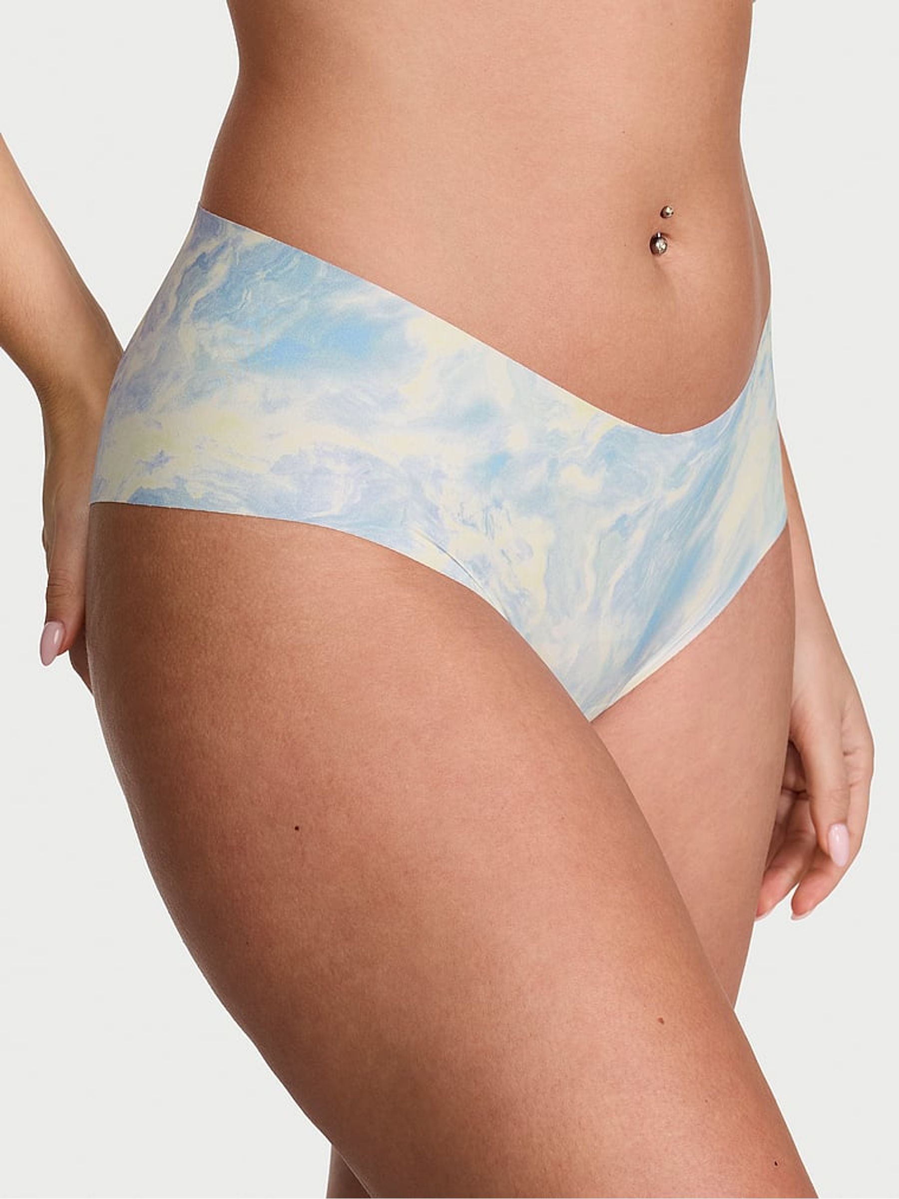Blue Marble Cheeky Knickers - Image 1 of 2