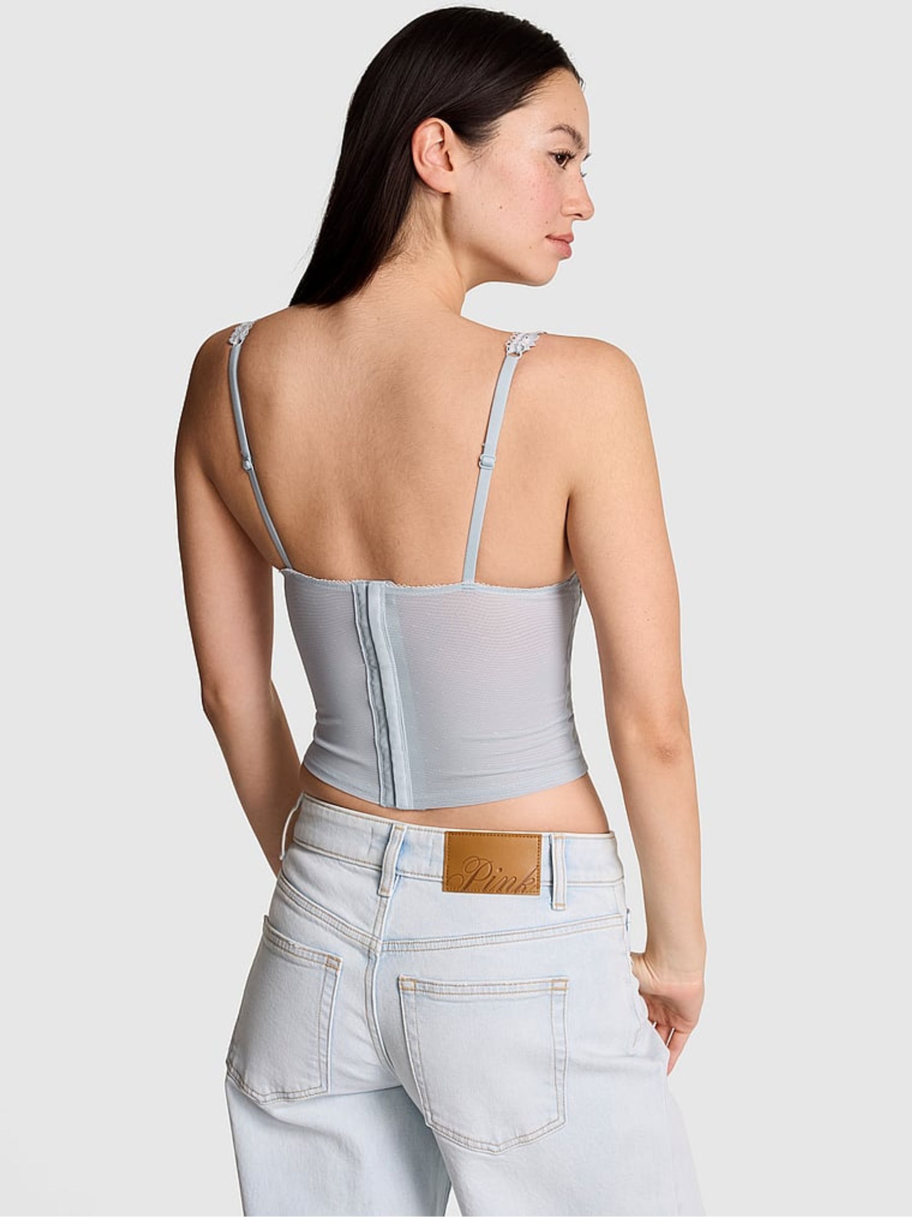 Adrift Blue Valerie Lace Corset - Image 3 of 3 Adrift Blue Valerie Lace Corset - Image 3 of 3