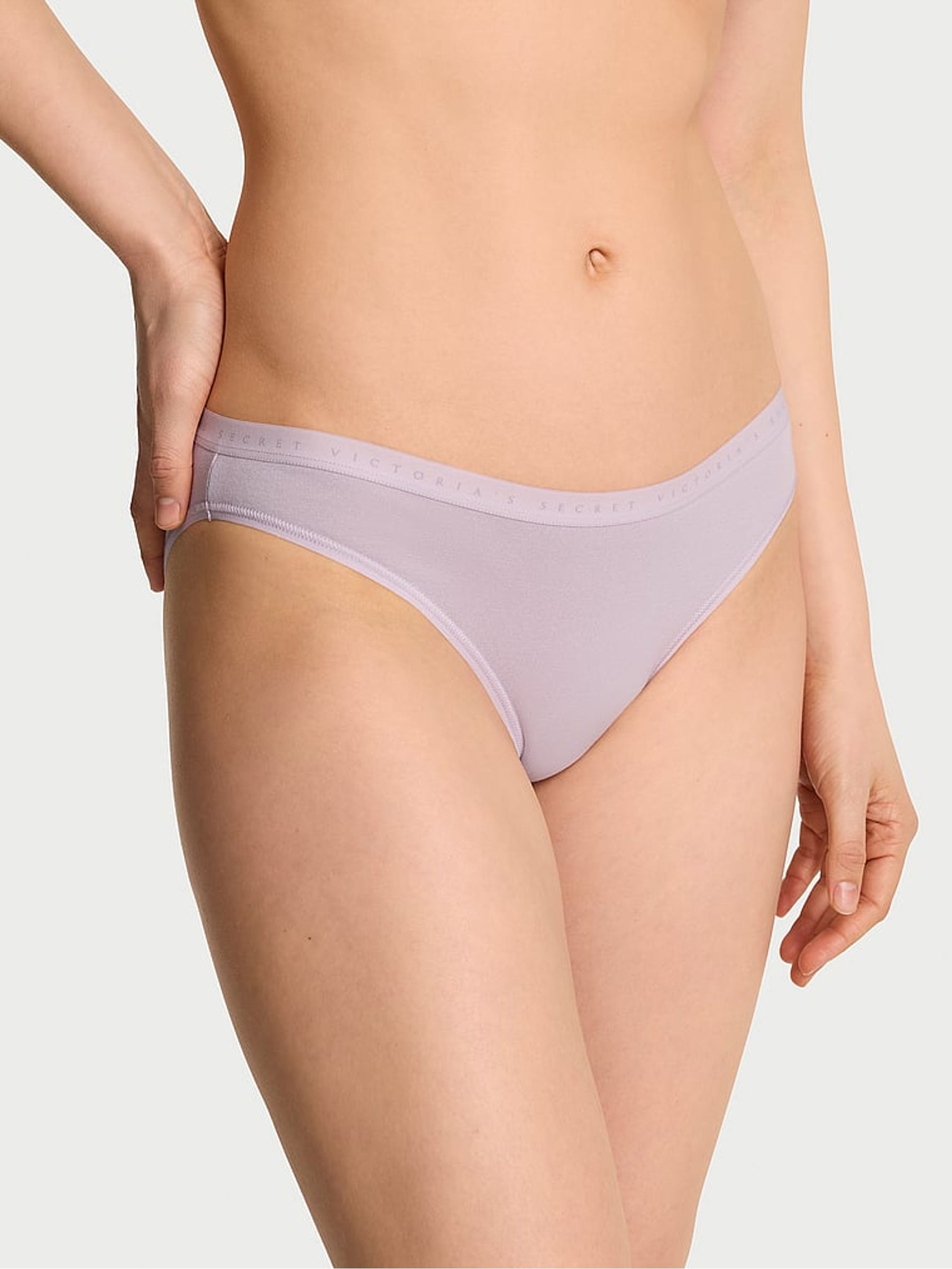Crystal Lilac Purple Bikini Knickers - Image 1 of 2