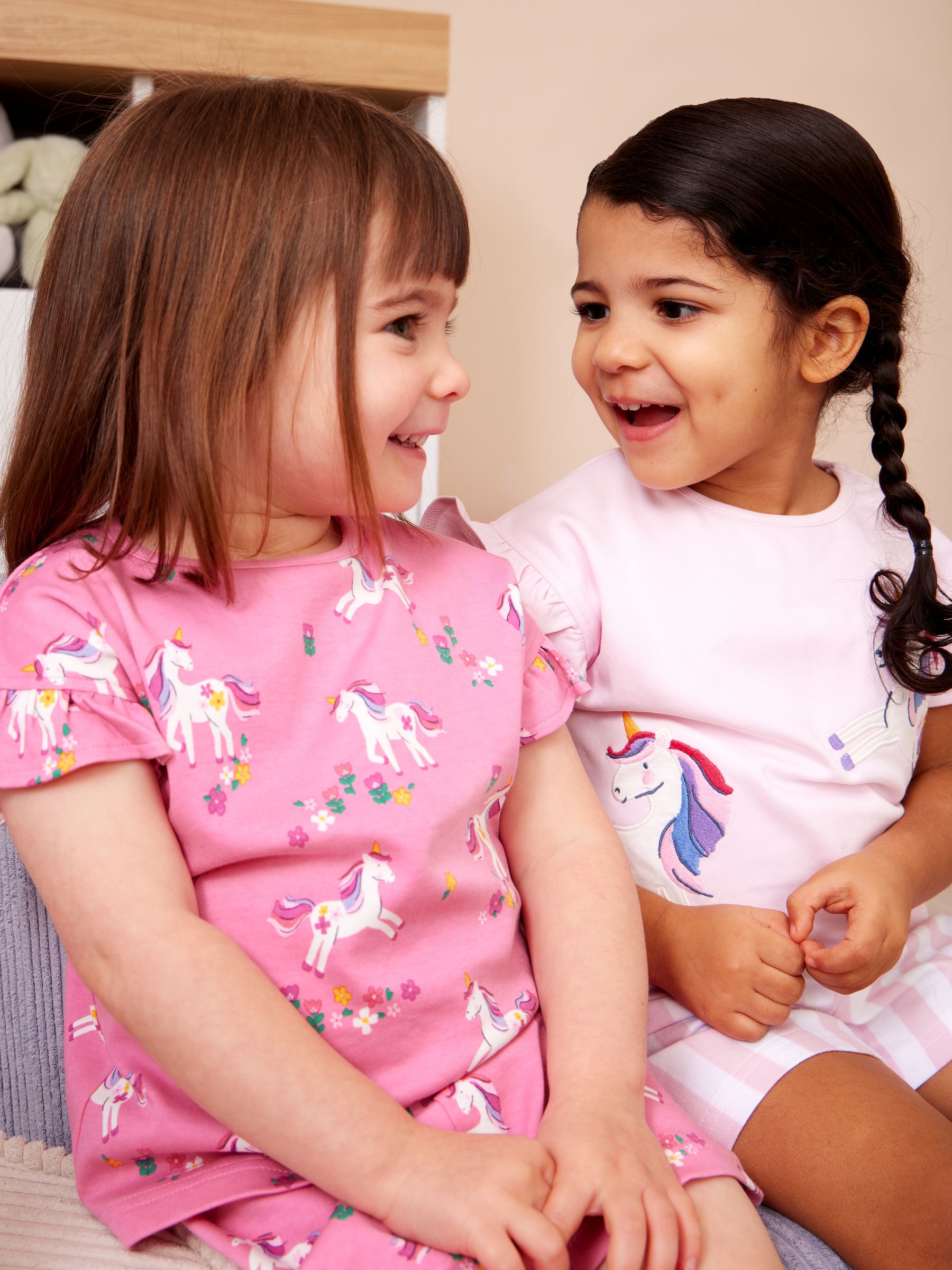 Pink 2-Pack Short Pyjamas - Image 1 of 1