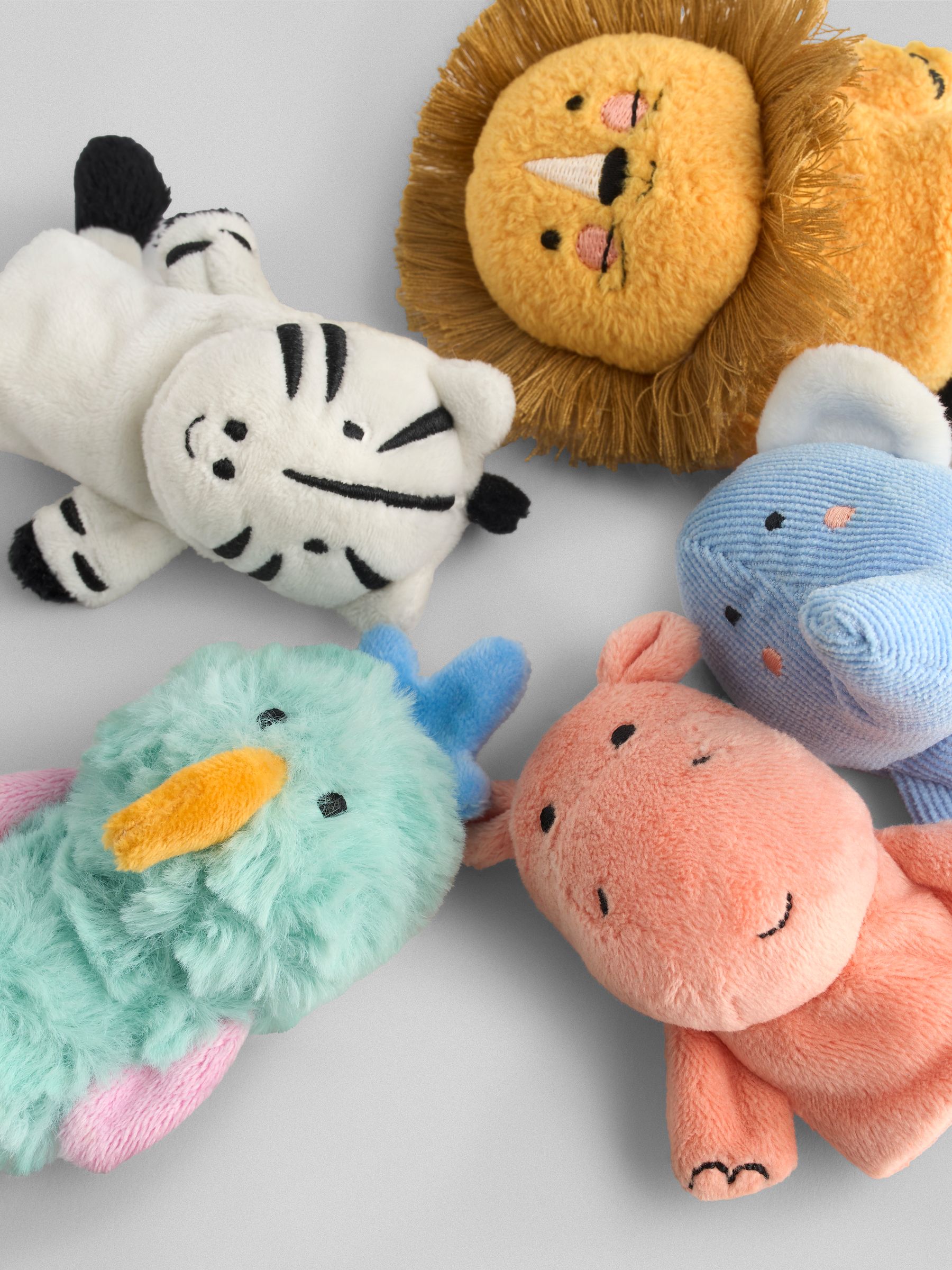 Safari Animal Finger Puppets - Image 1 of 3 Safari Animal Finger Puppets - Image 1 of 3