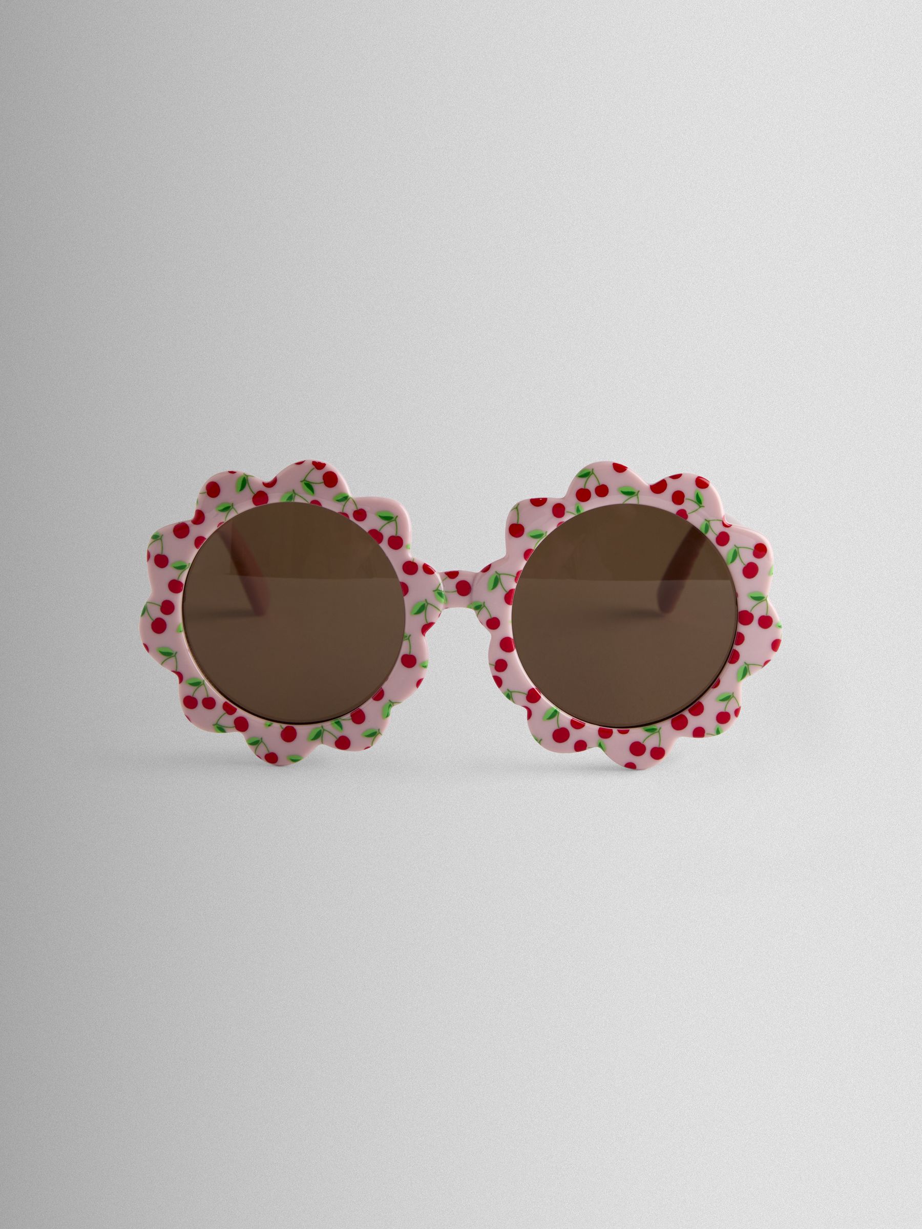 Pink Cherry Print Flower Sunglasses - Image 2 of 3