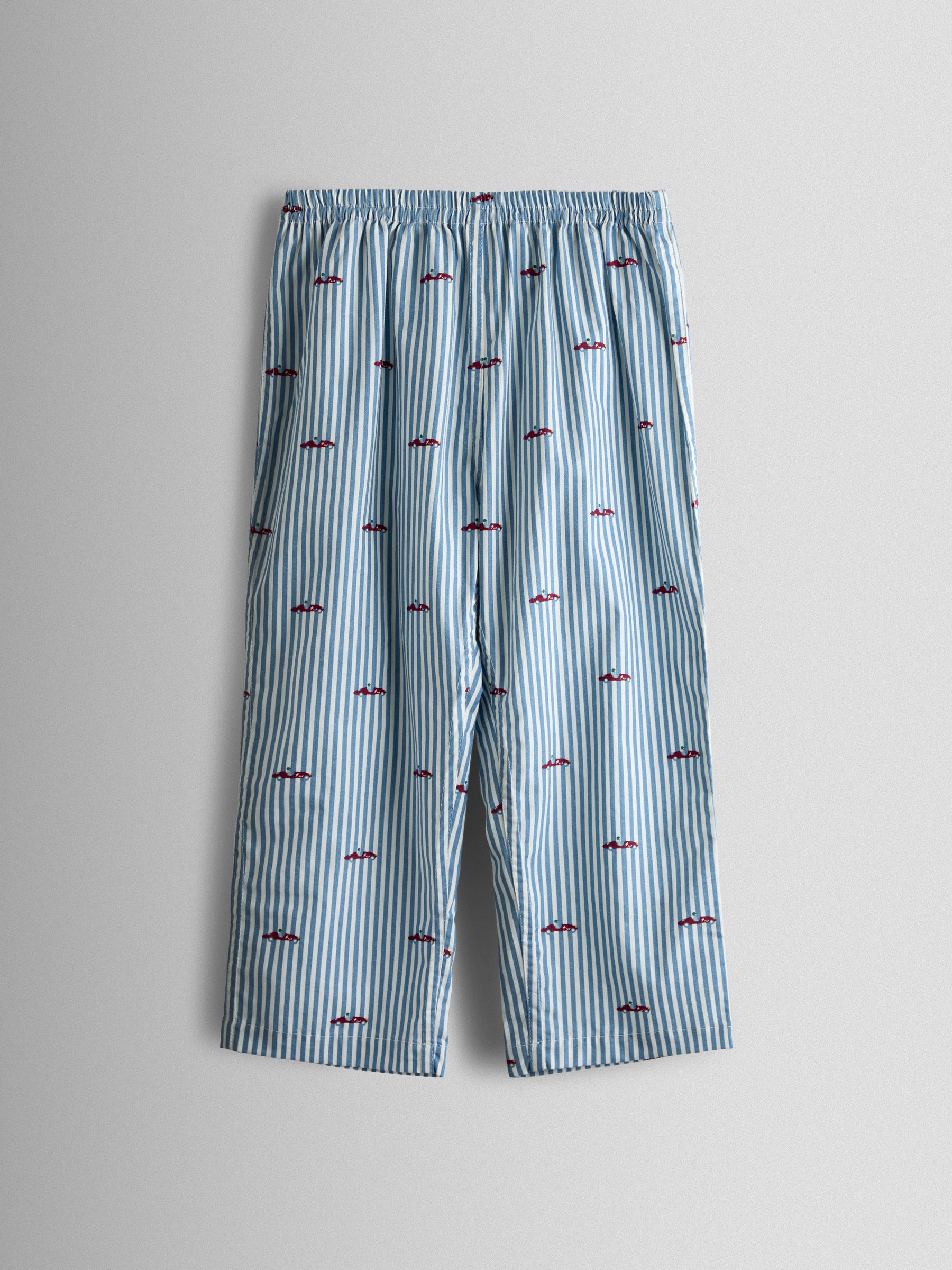 Blue Car Woven Jersey Mix Pyjamas - Image 5 of 8