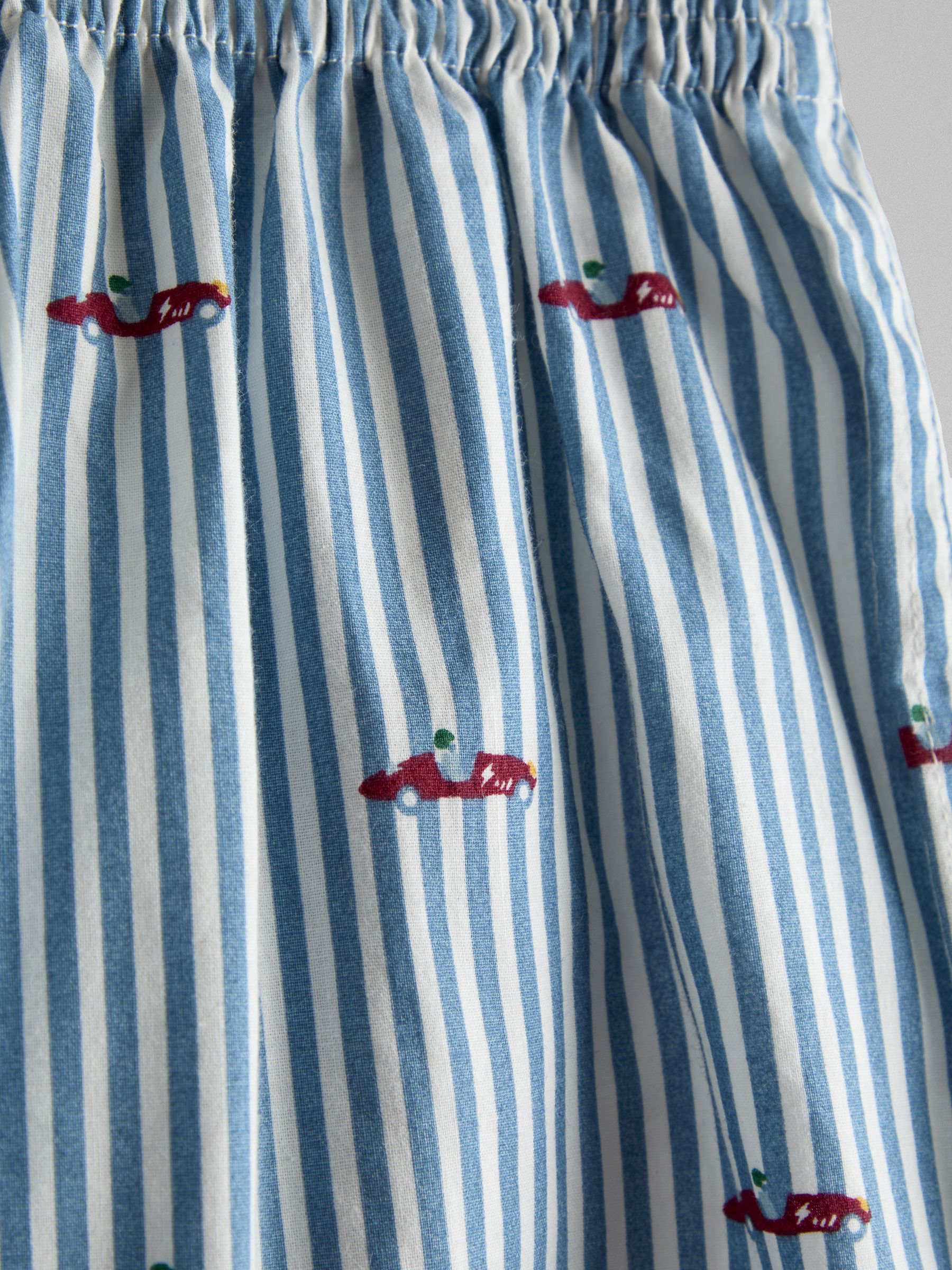 Blue Car Woven Jersey Mix Pyjamas - Image 8 of 8