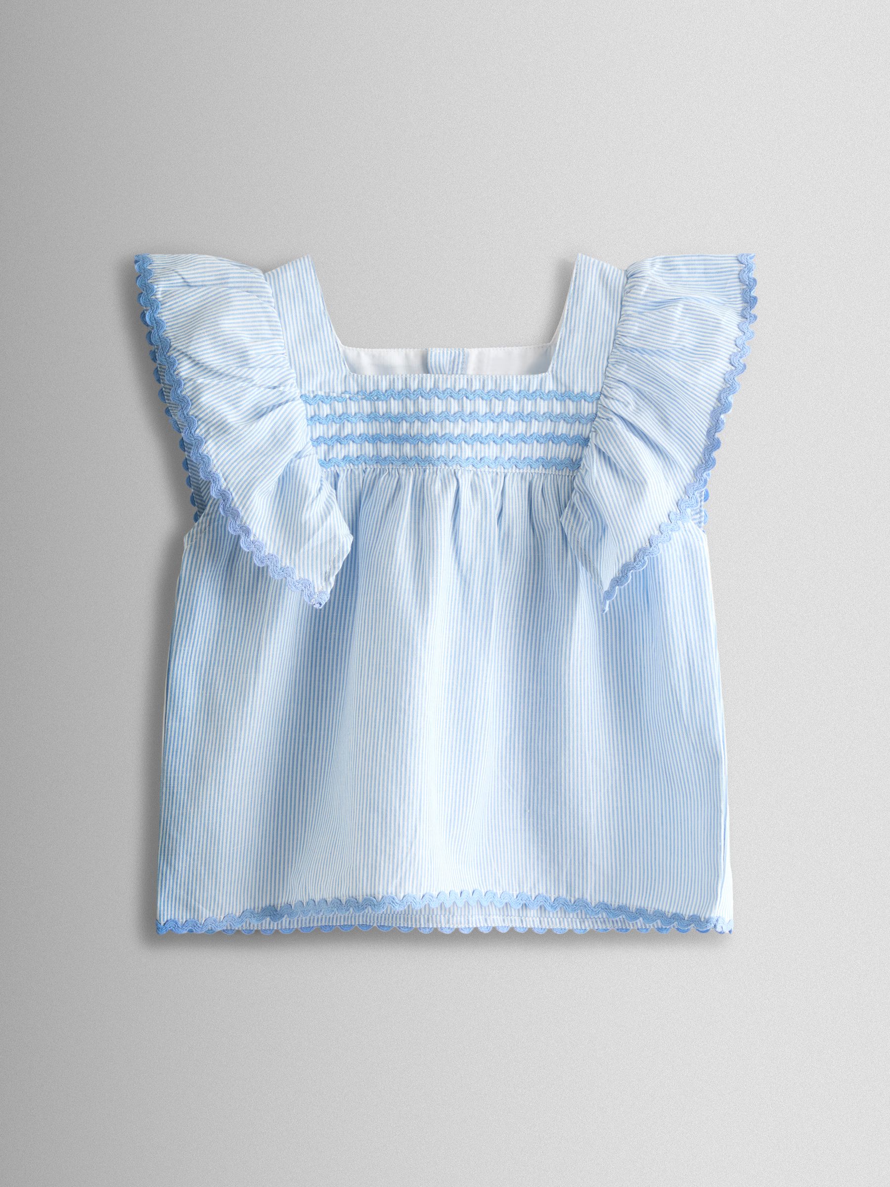 Blue Short Woven Pyjamas - Image 3 of 6