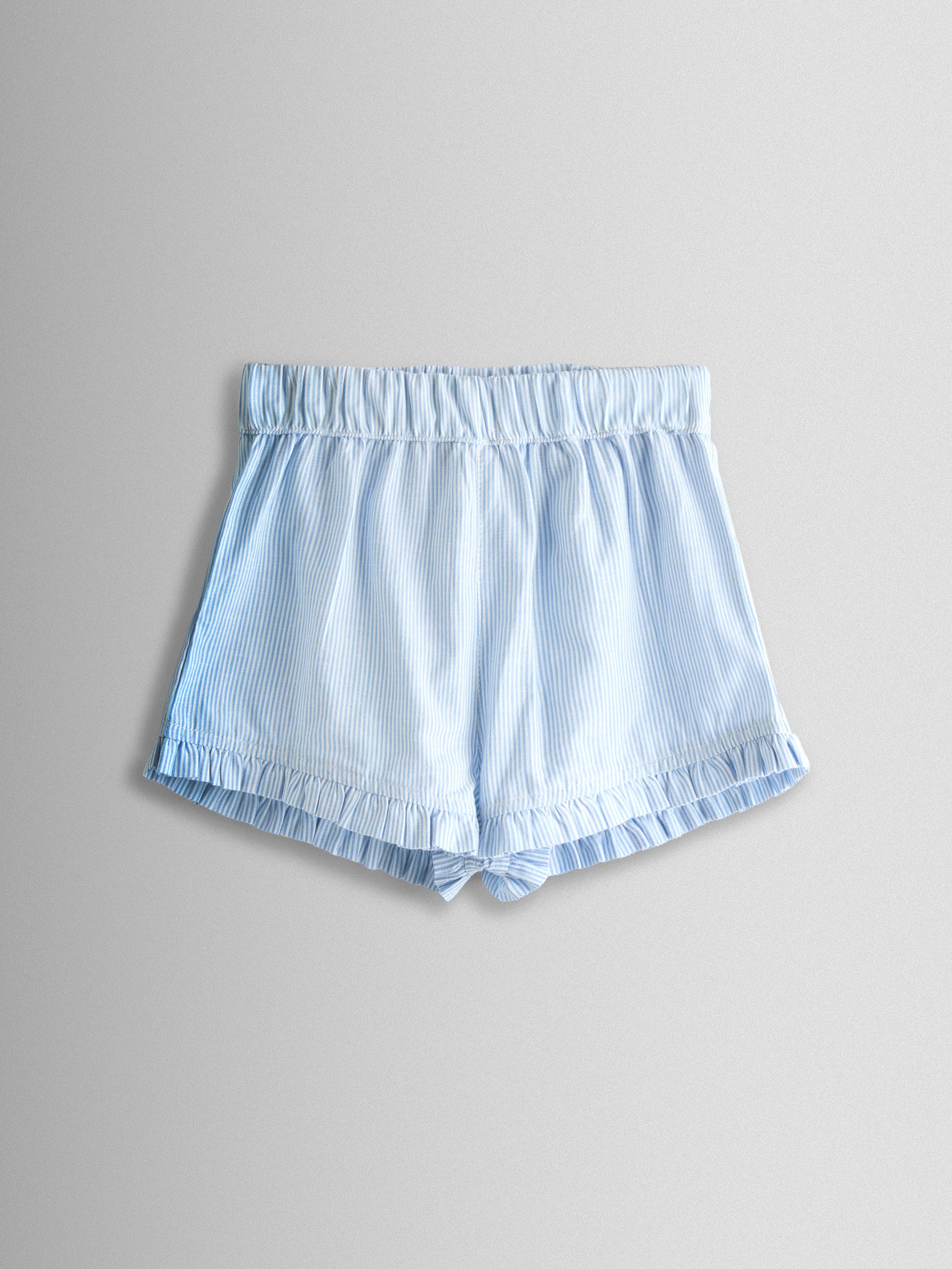 Blue Short Woven Pyjamas - Image 5 of 6