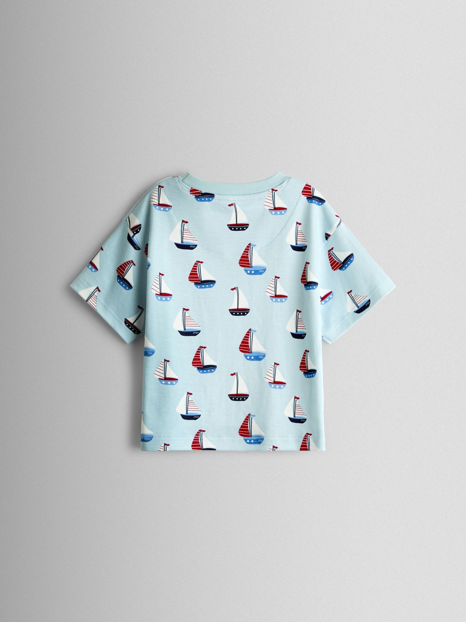 Blue 2-Pack Short Jersey Pyjamas - Image 7 of 11