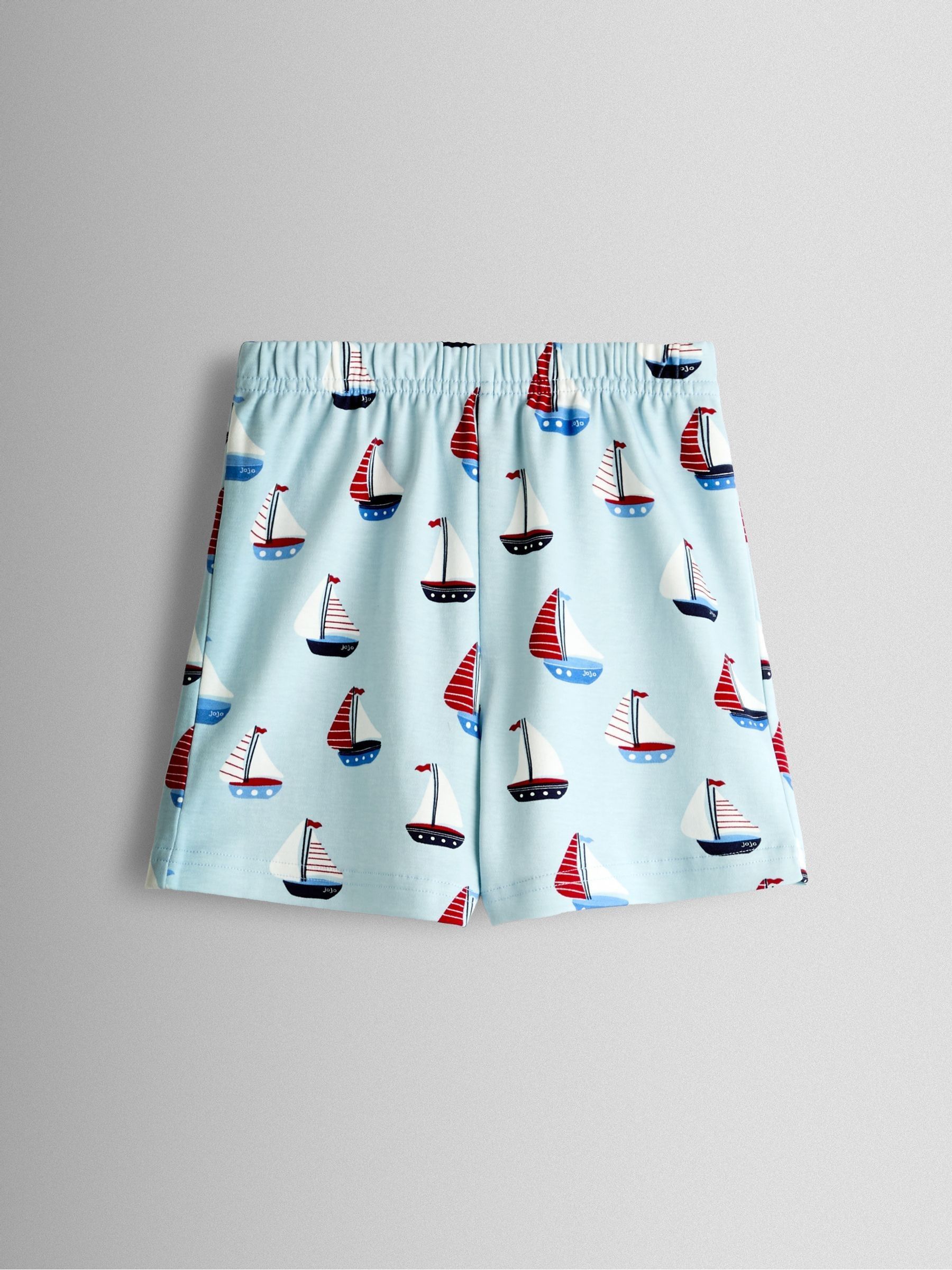 Blue 2-Pack Short Jersey Pyjamas - Image 8 of 11