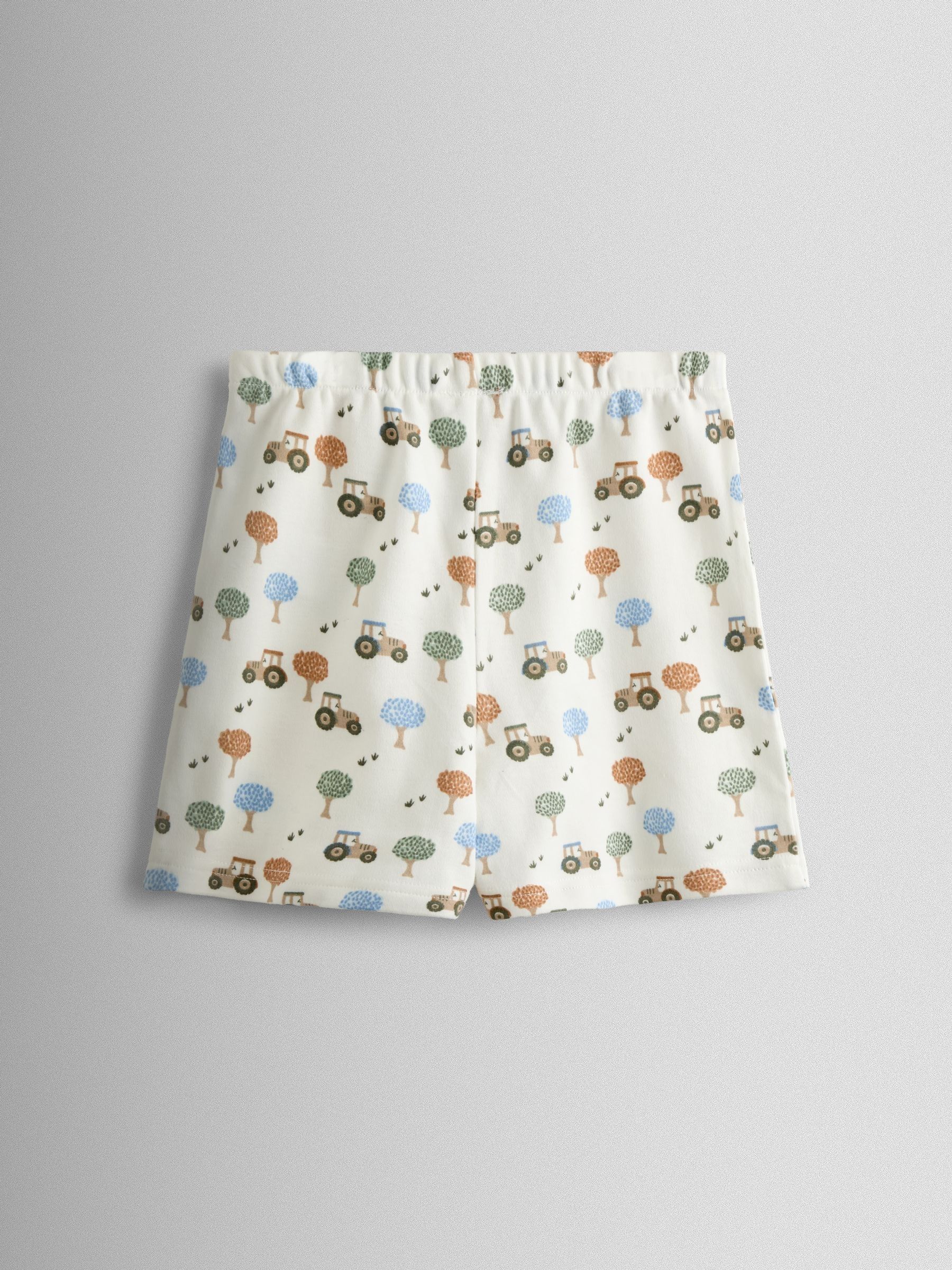 Blue Tractor Appliqué 2-Pack Pyjamas - Image 9 of 12