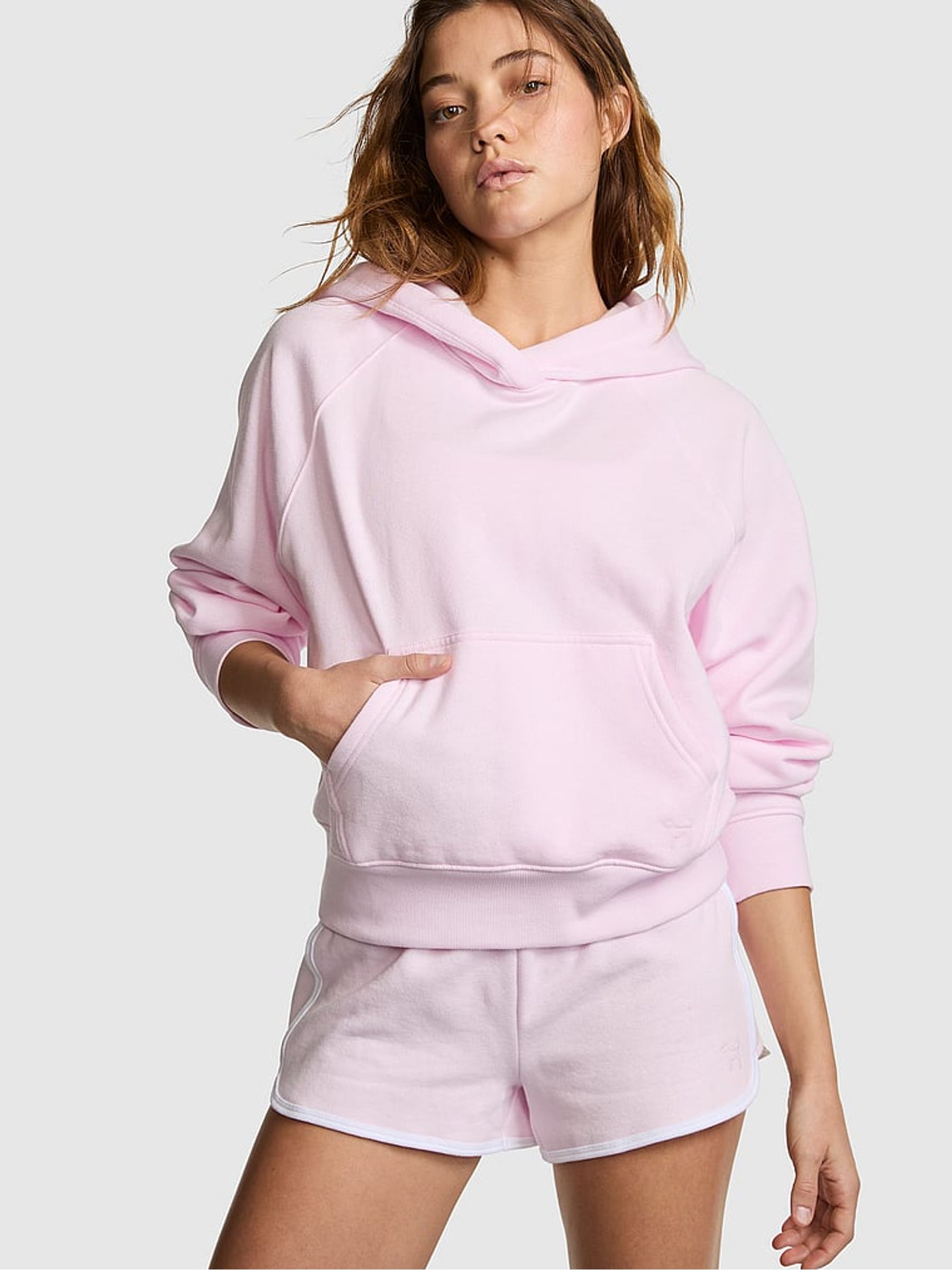Pink Tulip Fleece Hoodie - Image 1 of 3
