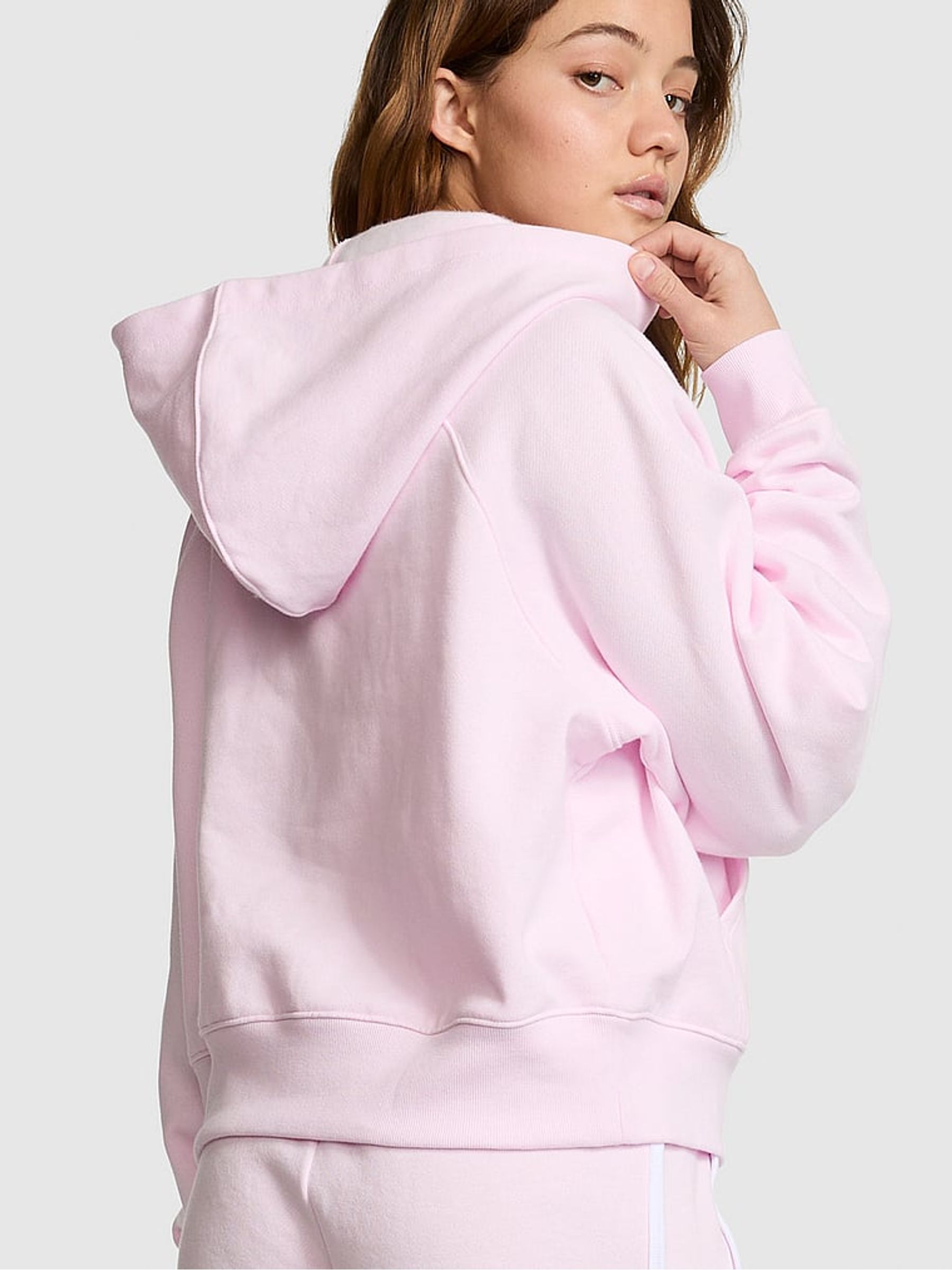 Pink Tulip Fleece Hoodie - Image 2 of 3