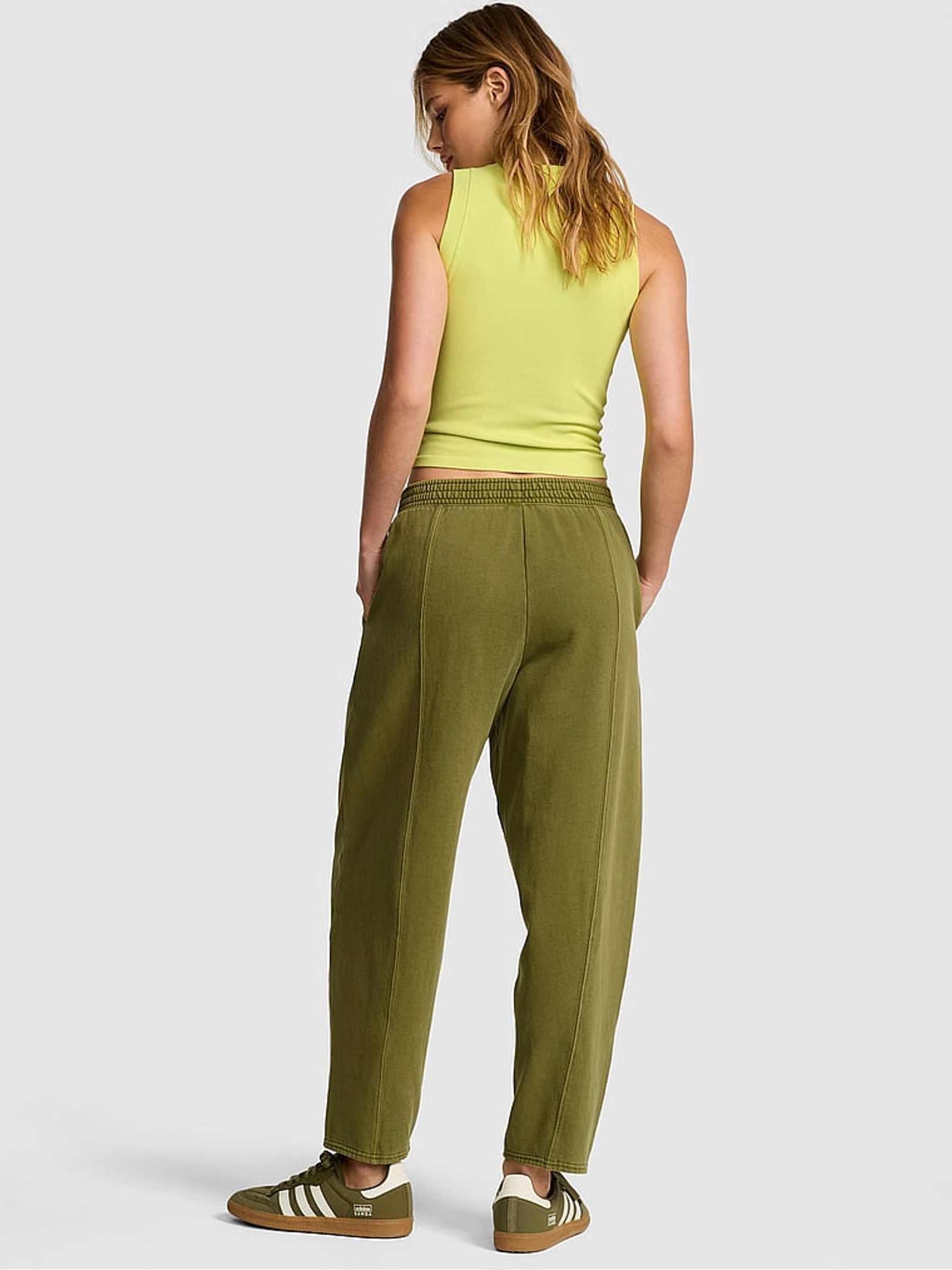 Lizard Green Barrel Joggers - Image 2 of 3