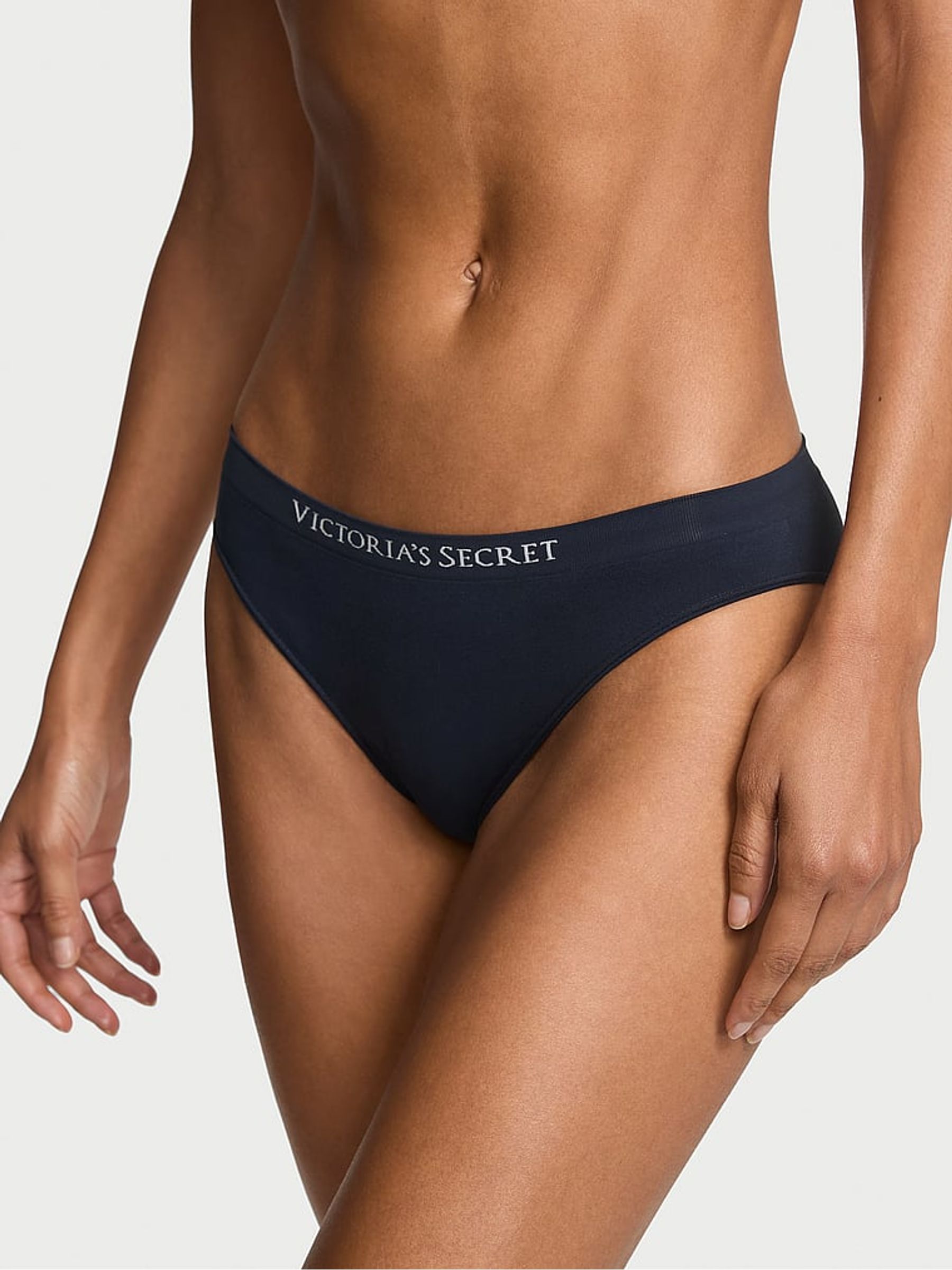 Noir Navy Blue Bikini Knickers - Image 1 of 2