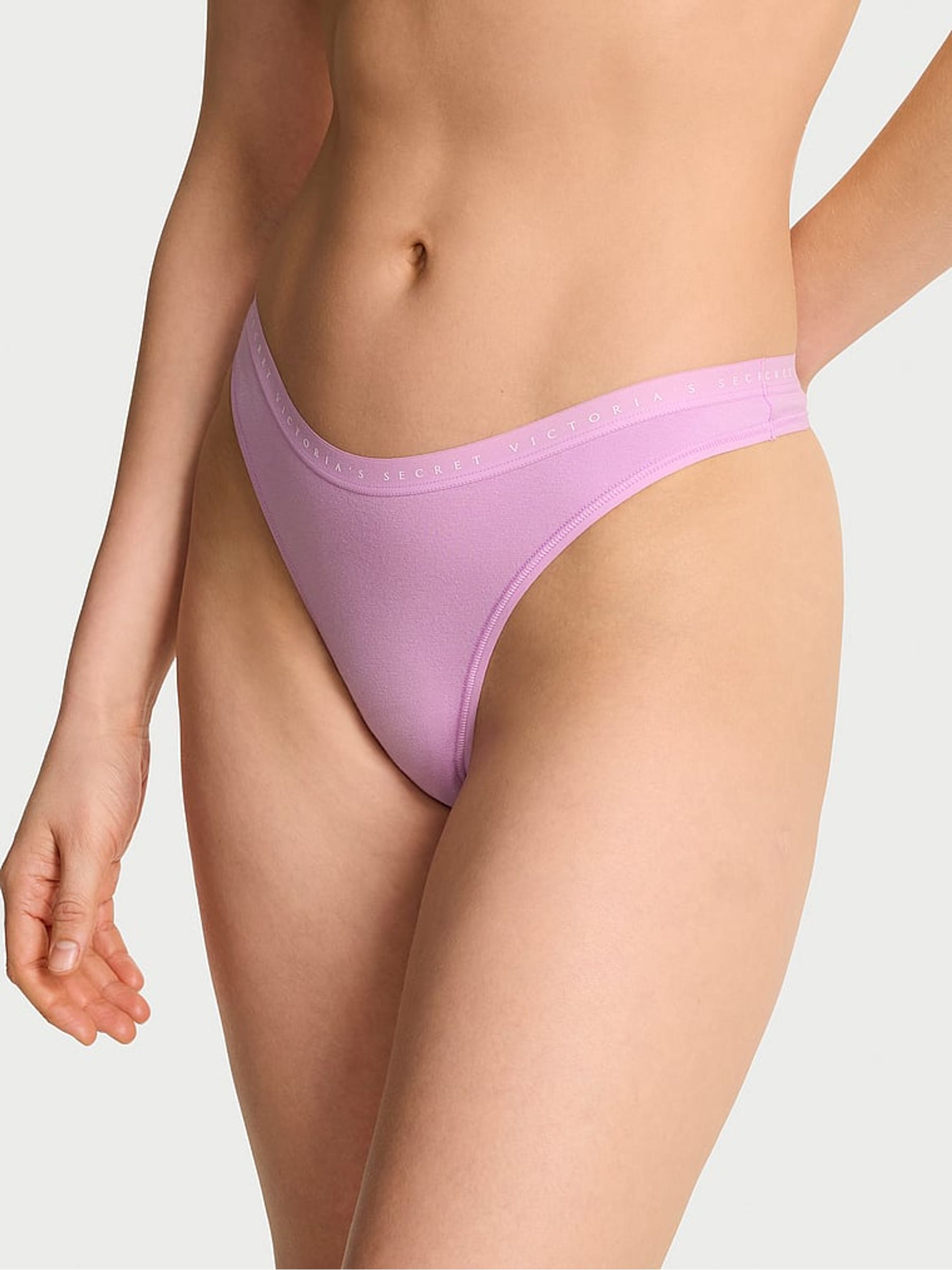 Bikini Pink Thong Knickers - Image 1 of 2 Bikini Pink Thong Knickers - Image 1 of 2