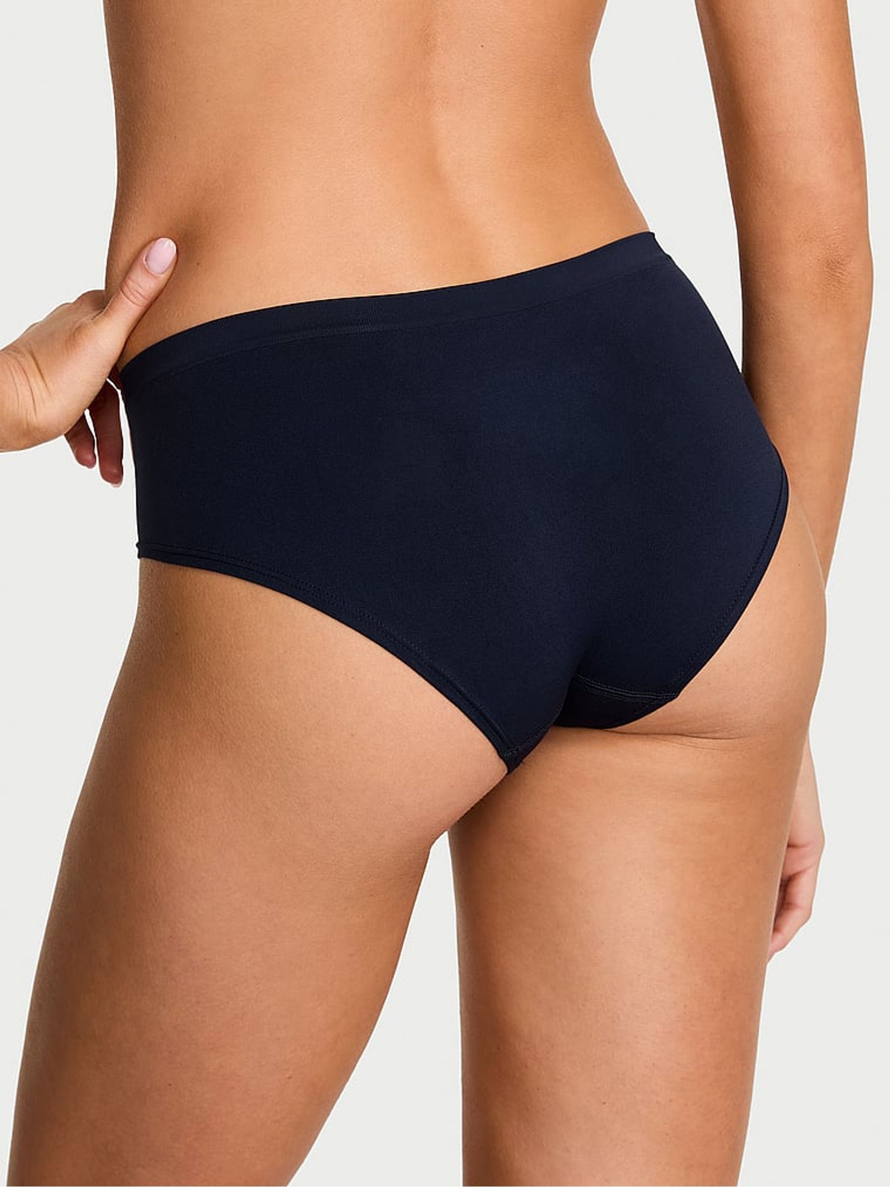 Noir Navy Blue Hipster Knickers - Image 2 of 2